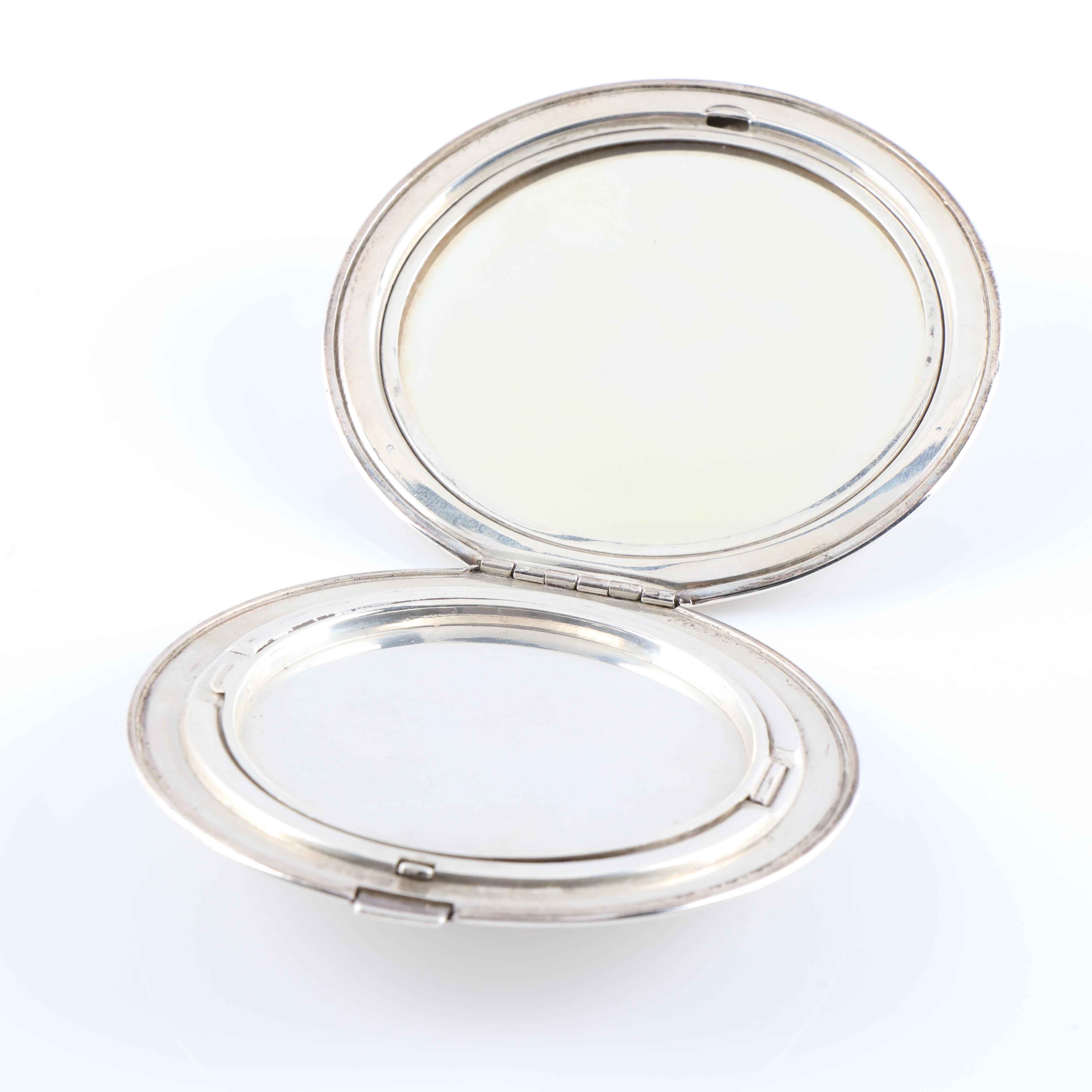 Henry Birks & Sons Sterling Silver Compact, 1943 EBTH