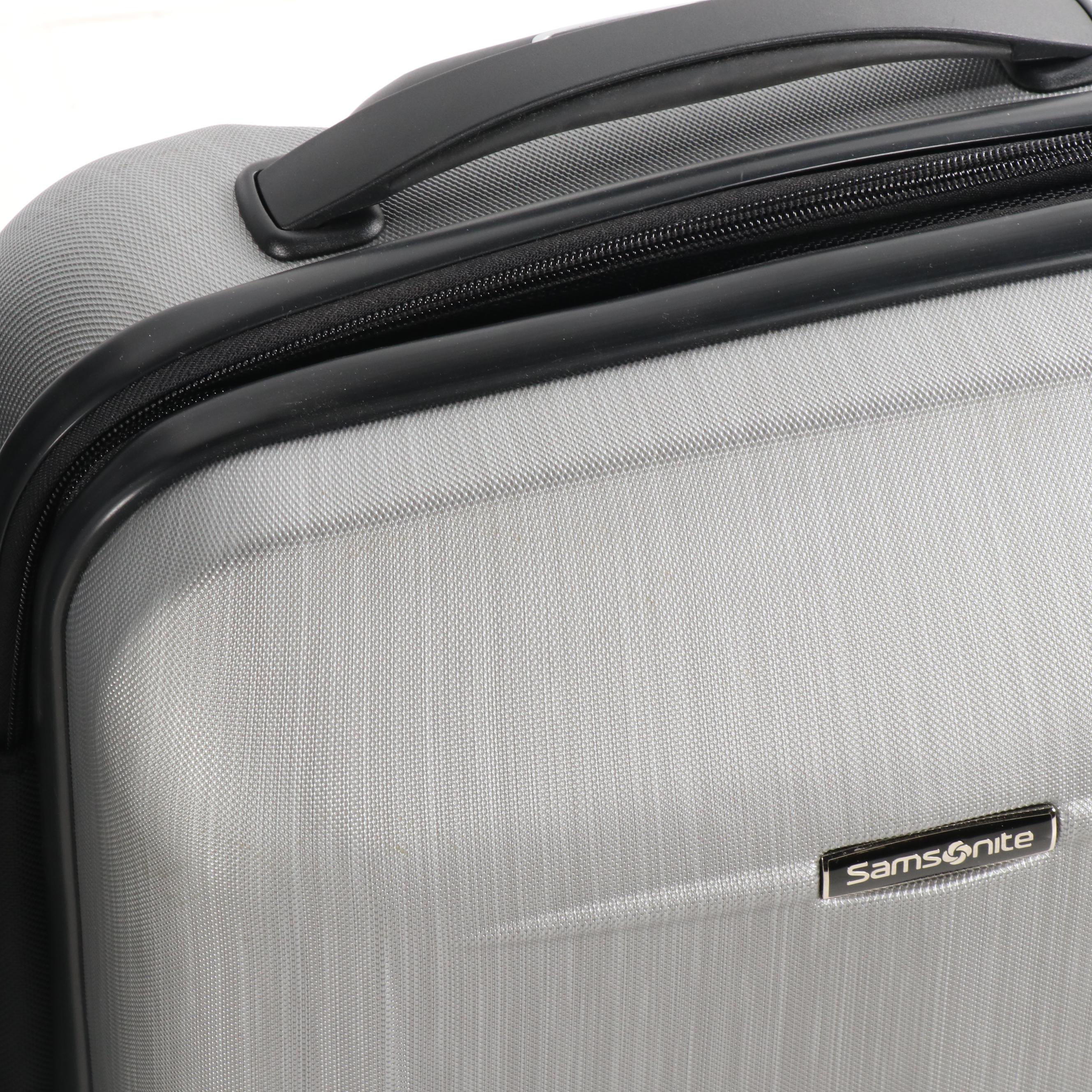 Samsonite Sphere DLX Grey TwoPiece Hardside Spinner Luggage Set EBTH