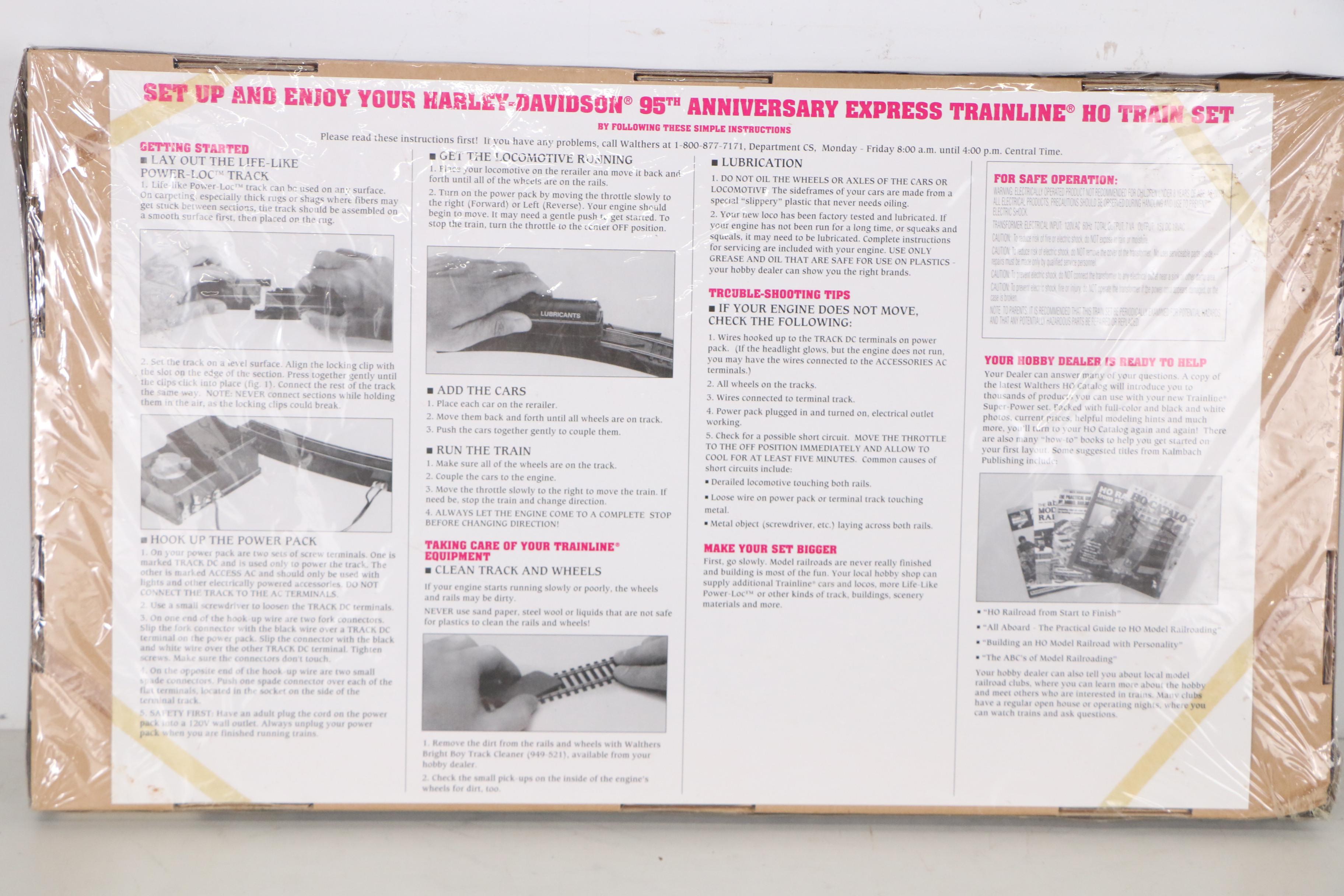 HarleyDavidson Limited Edition HO Scale Train Sets EBTH