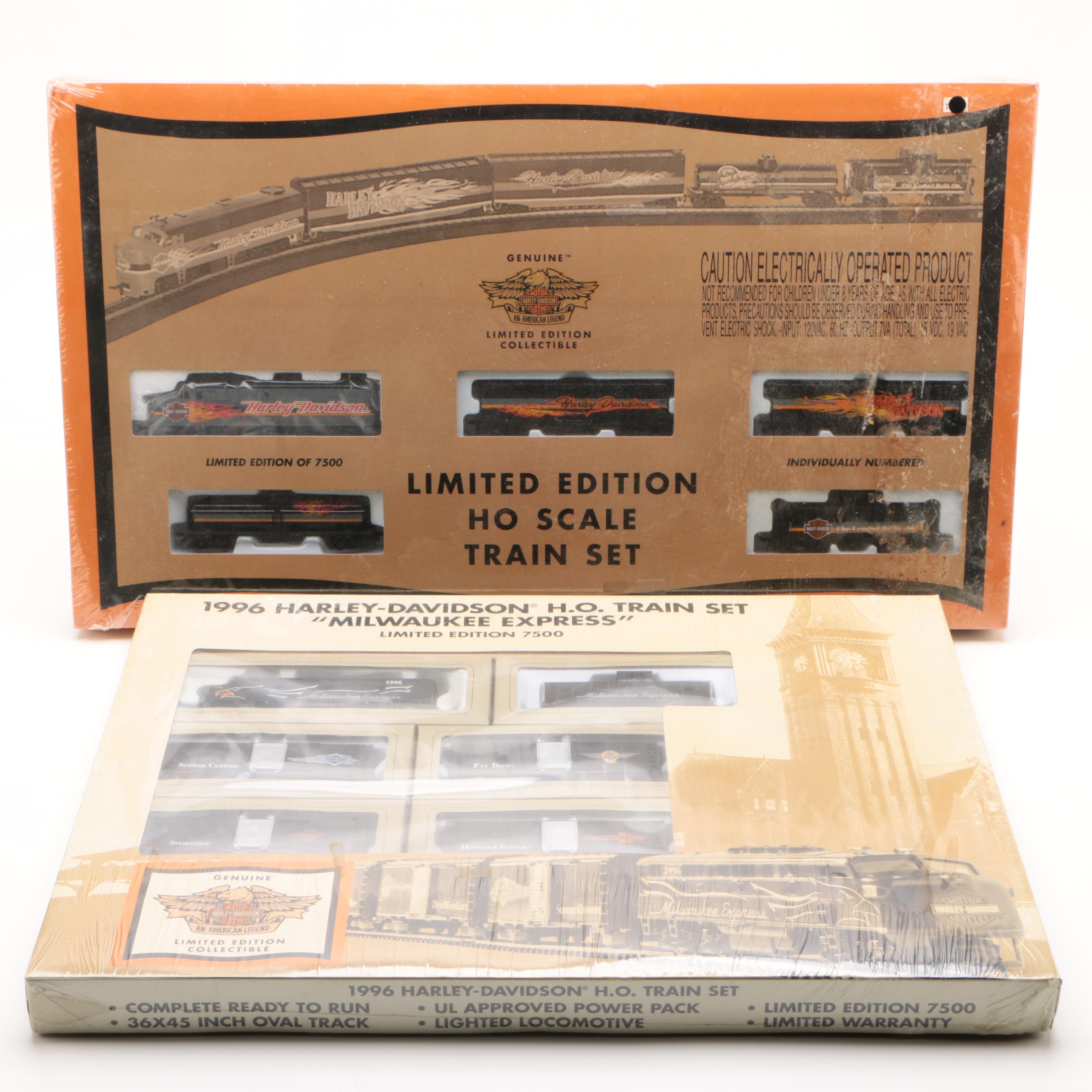 harley davidson train set