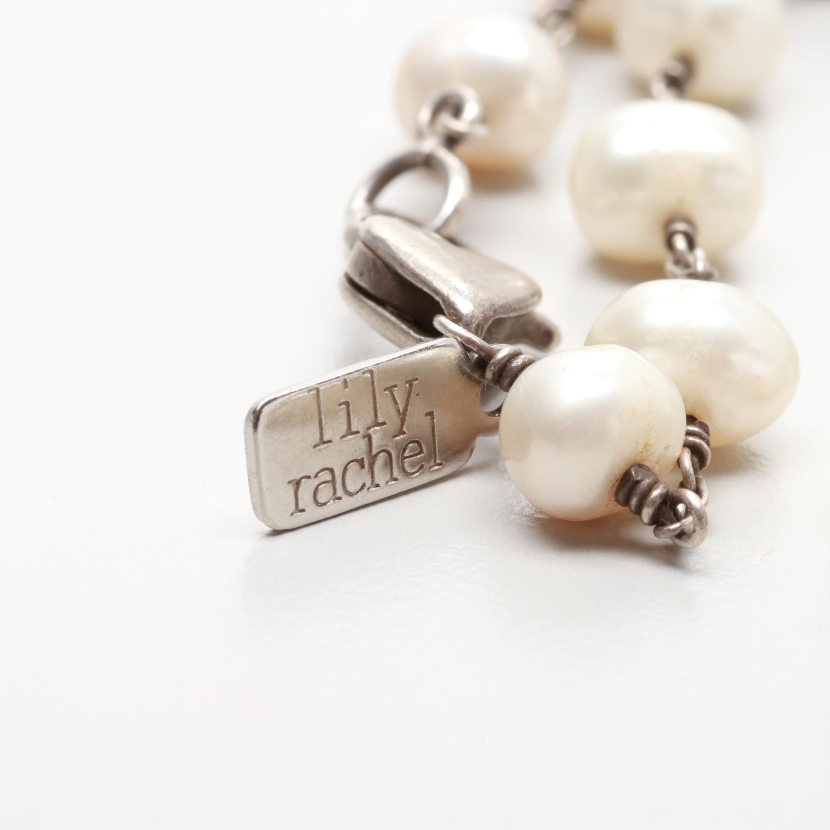 Lily Rachel Costume Cultured Pearl Necklace EBTH