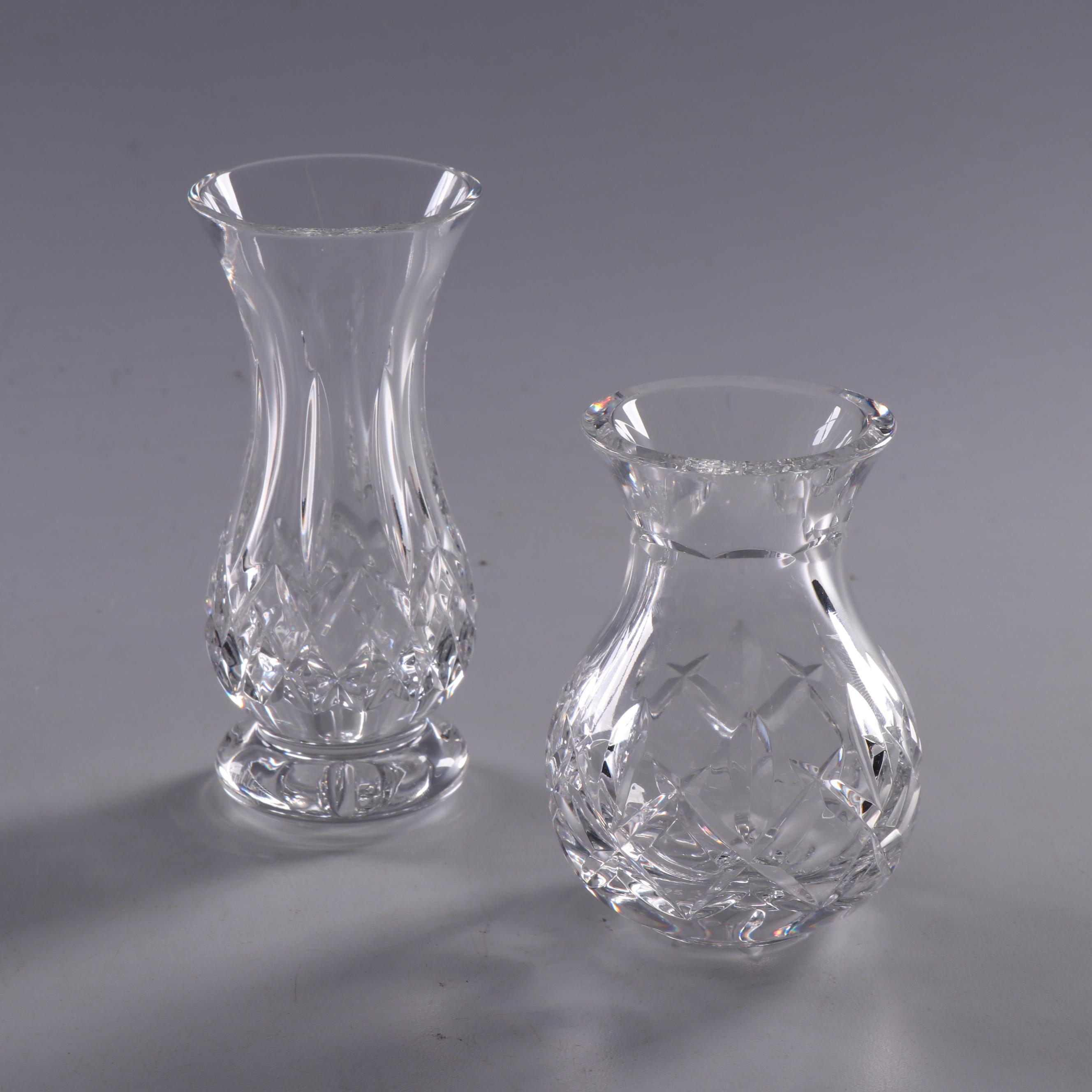 Waterford Crystal Bud Vases Ebth