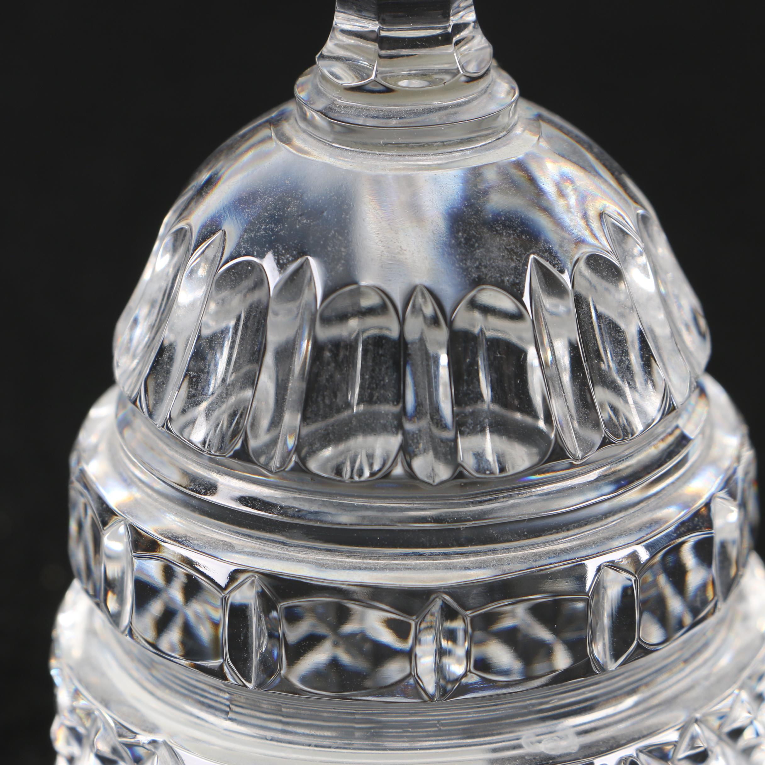 Waterford Crystal "Capitol" Paperweight and "Eagle" Figurine EBTH