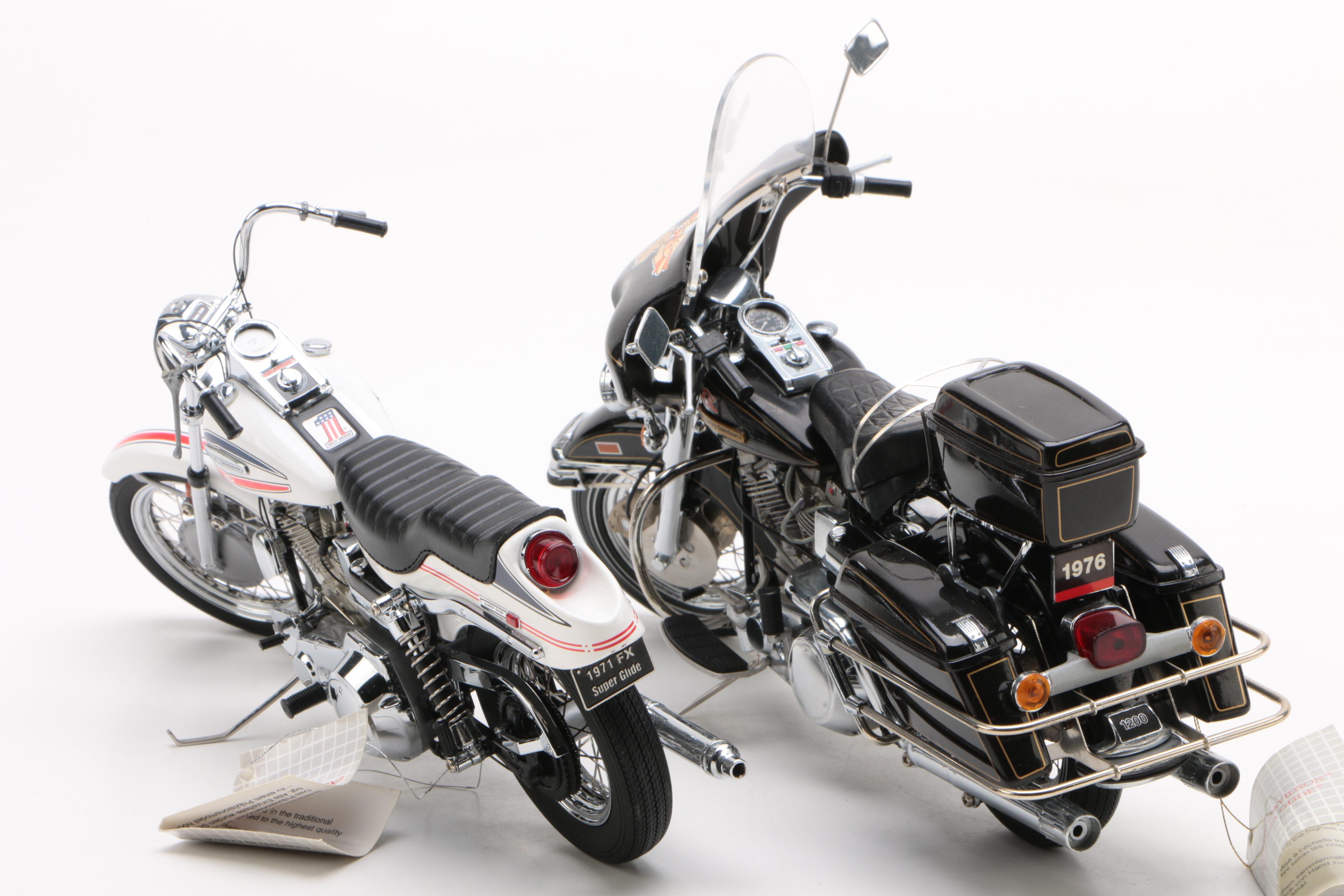 Harley Davidson Scale Model Motorcycles by the Franklin Mint | EBTH