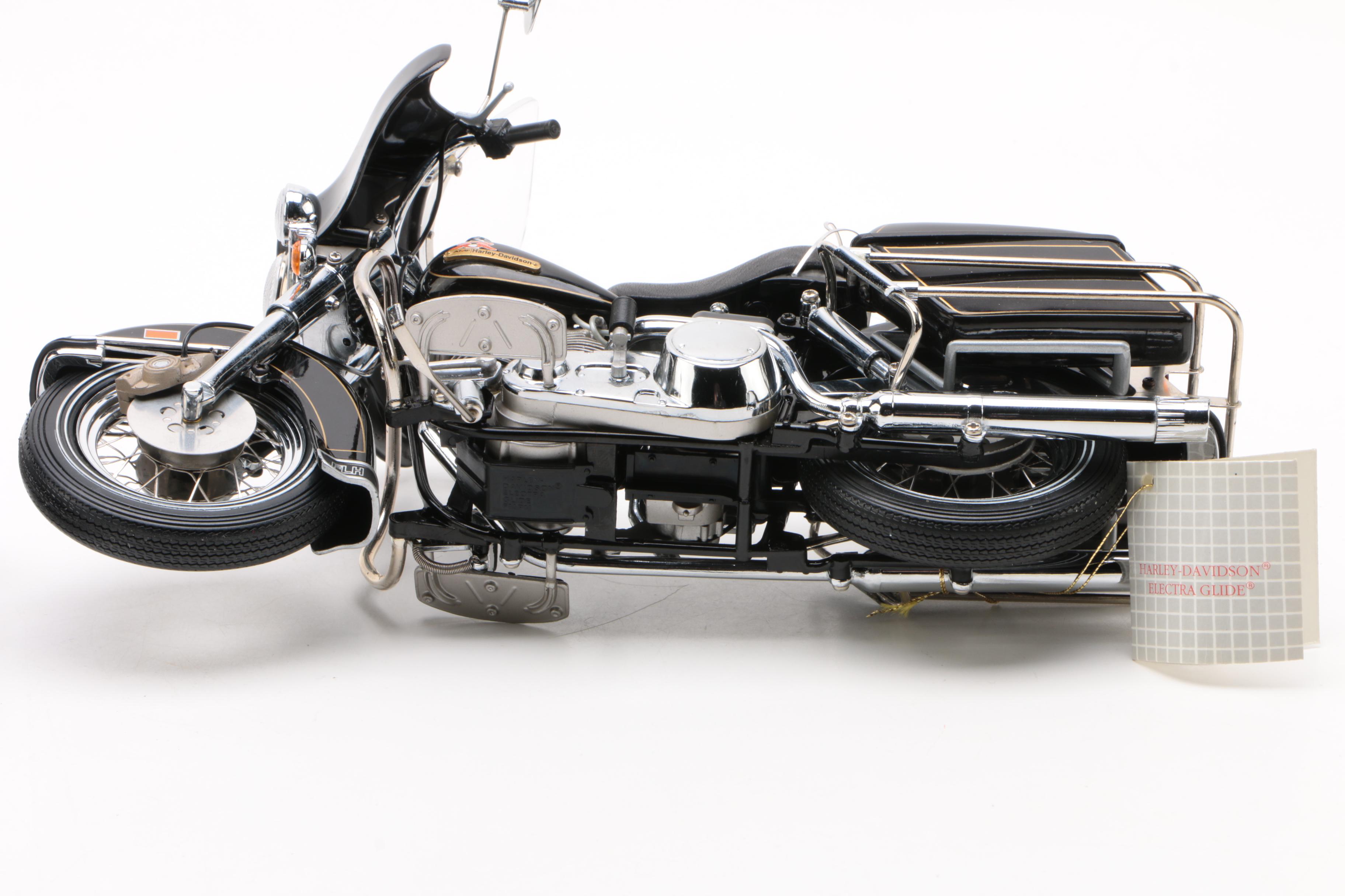 Harley Davidson Scale Model Motorcycles by the Franklin Mint EBTH