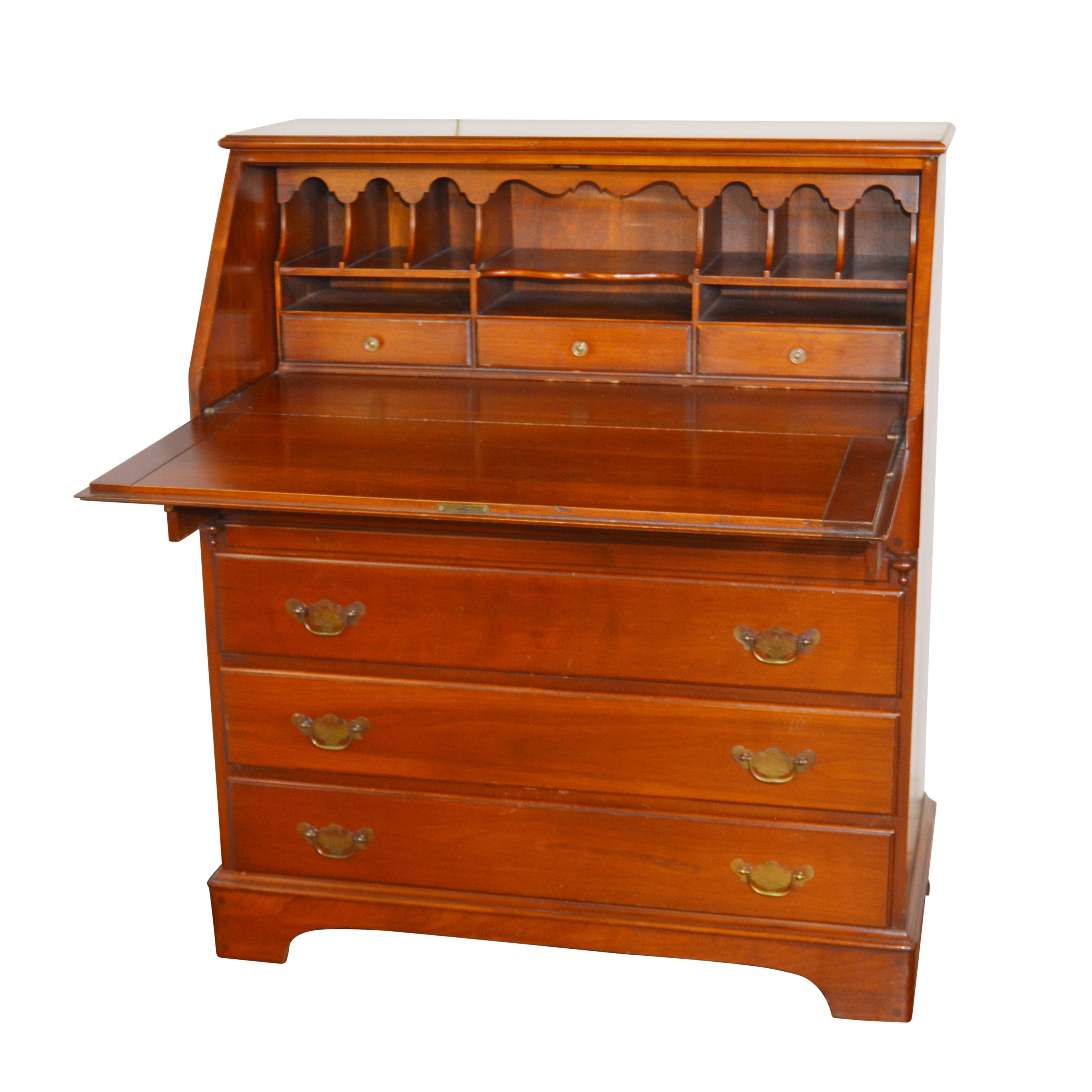 American Cherry Secretary By Pennsylvania House Reproduction Mid