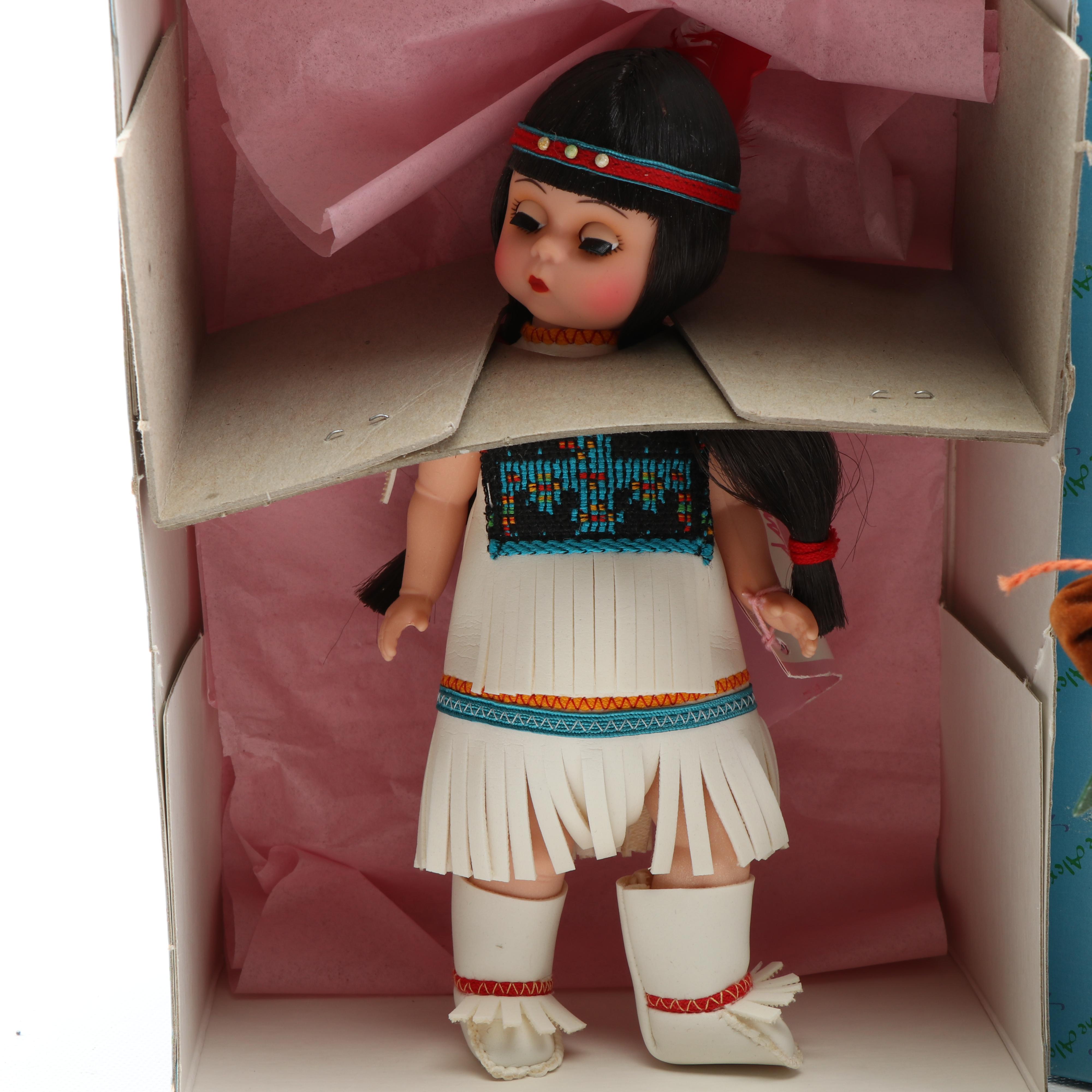 Madame Alexander Peter Pan and Tiger Lily Dolls EBTH