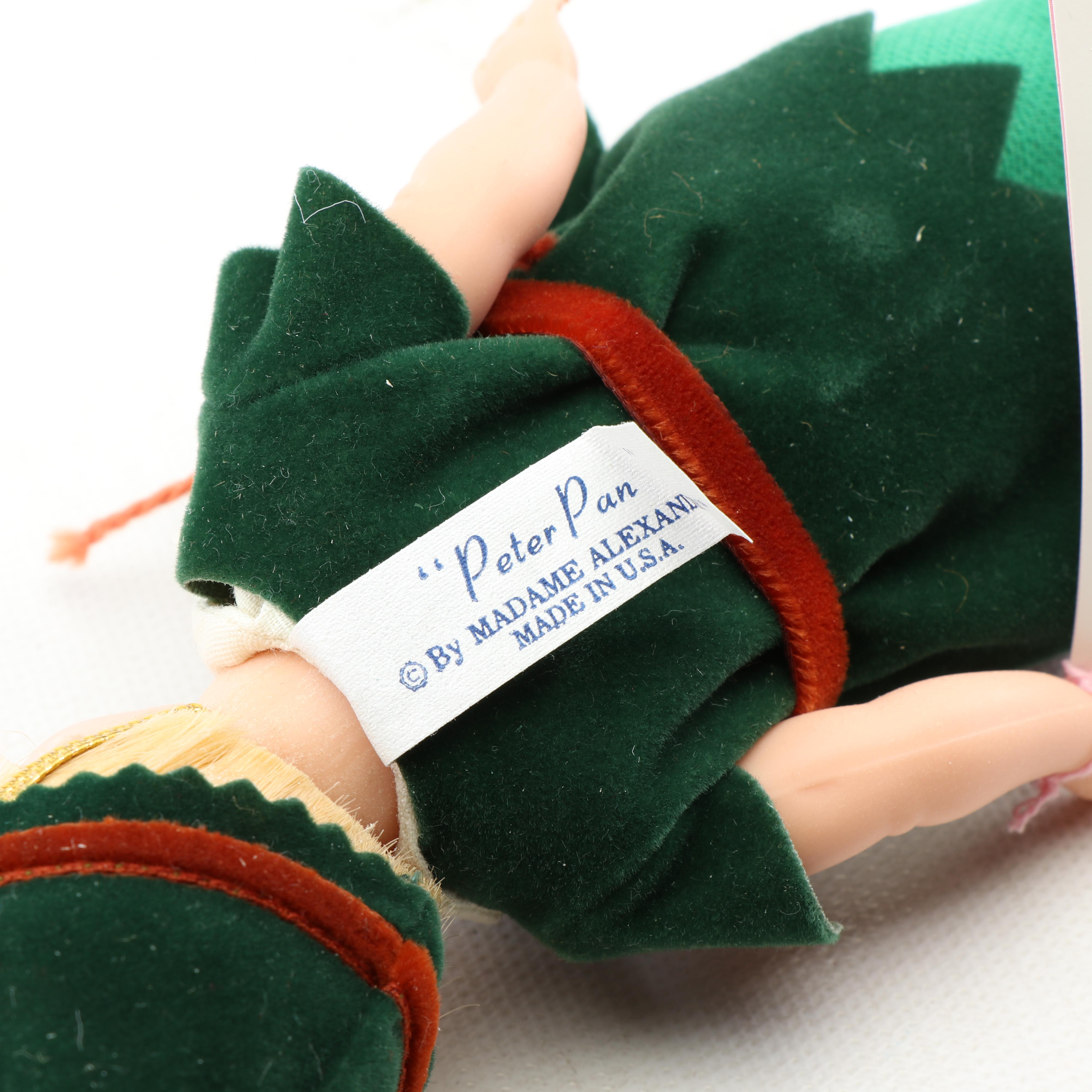 Madame Alexander Peter Pan and Tiger Lily Dolls EBTH