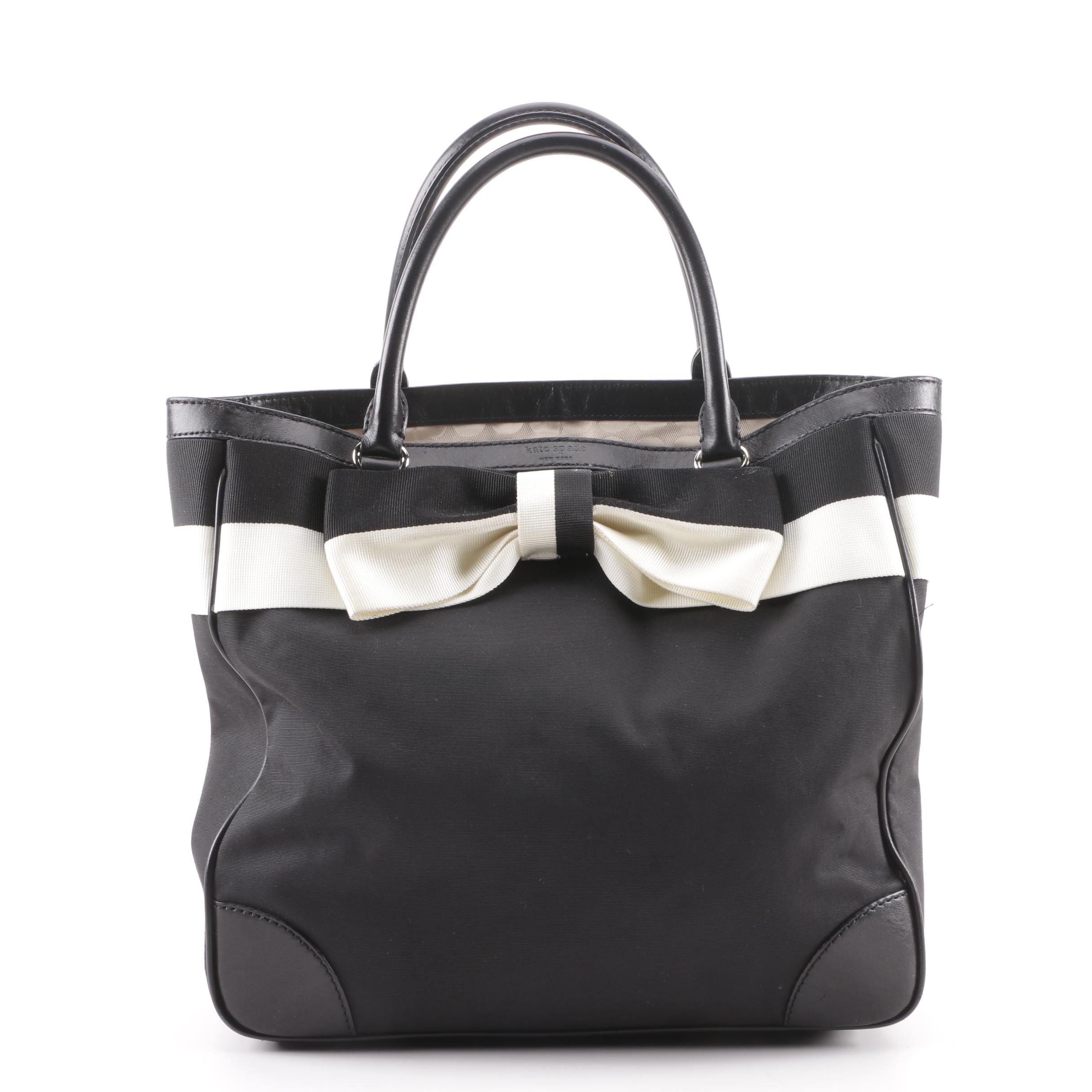 kate spade nylon bow tote