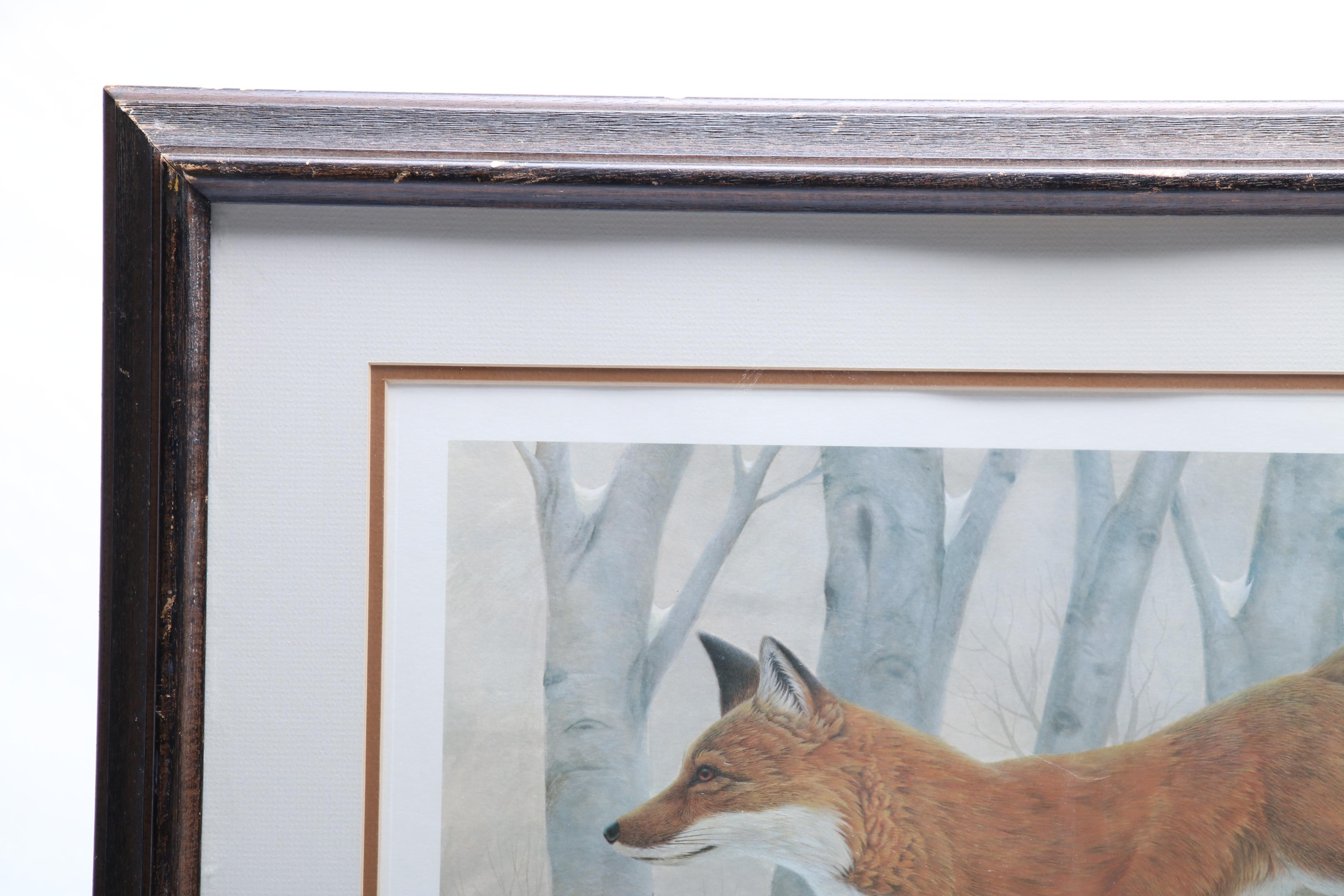 John Ruthven Limited Edition Offset Lithograph "Red Fox" EBTH
