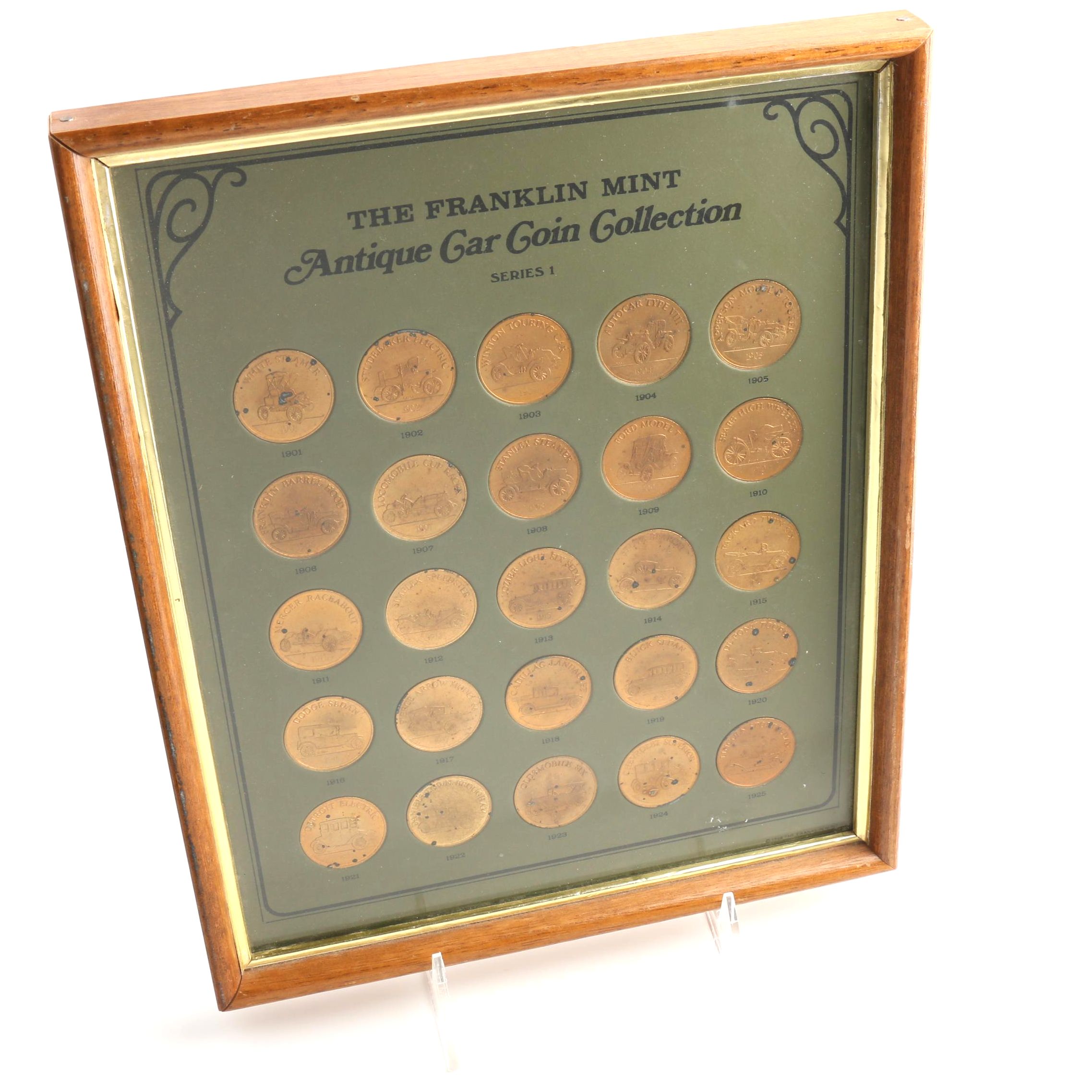 Antique Car Coin Collection Franklin Mint Coin Set Ebth