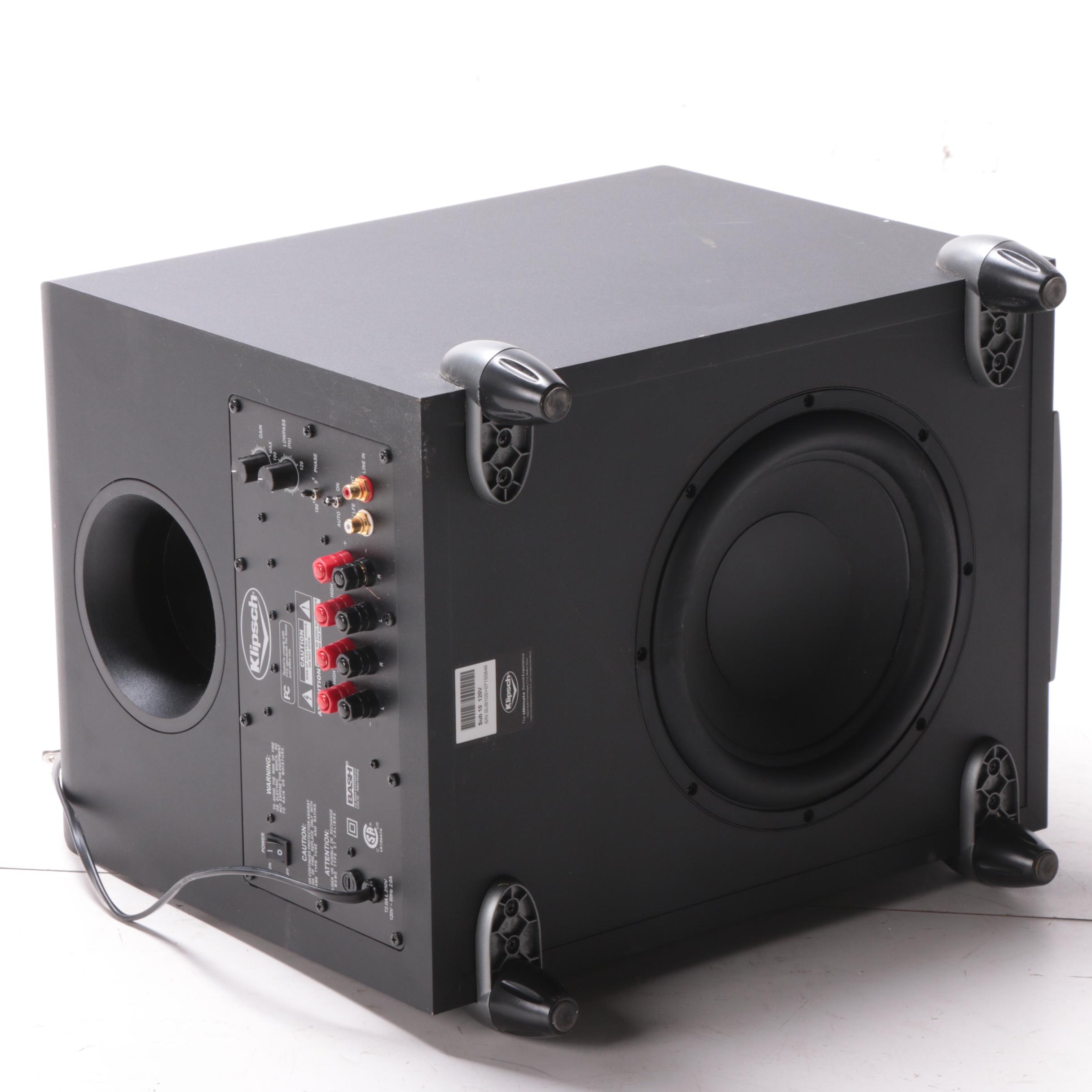 Klipsch Sub10 Subwoofer EBTH