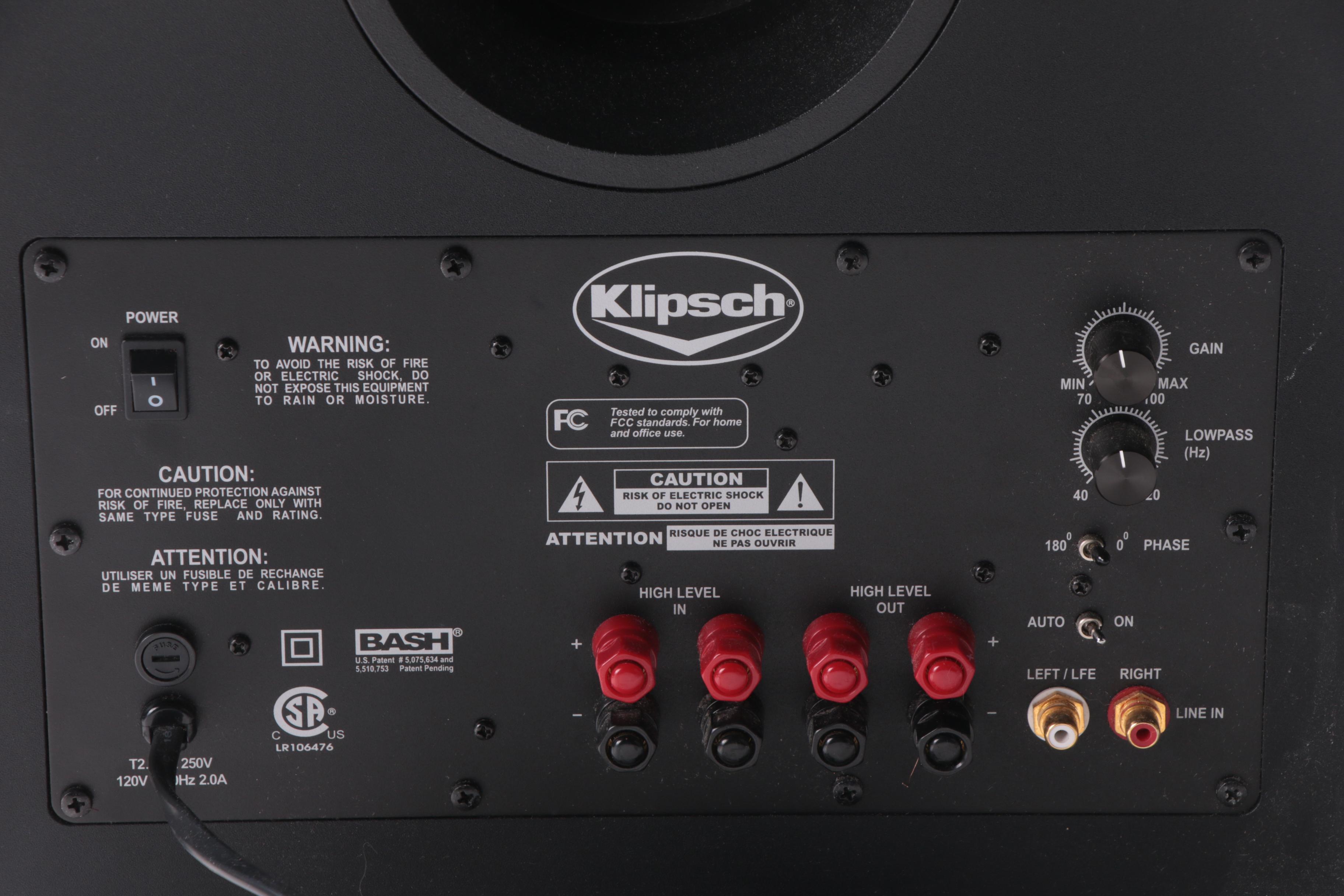 Klipsch Sub10 Subwoofer EBTH