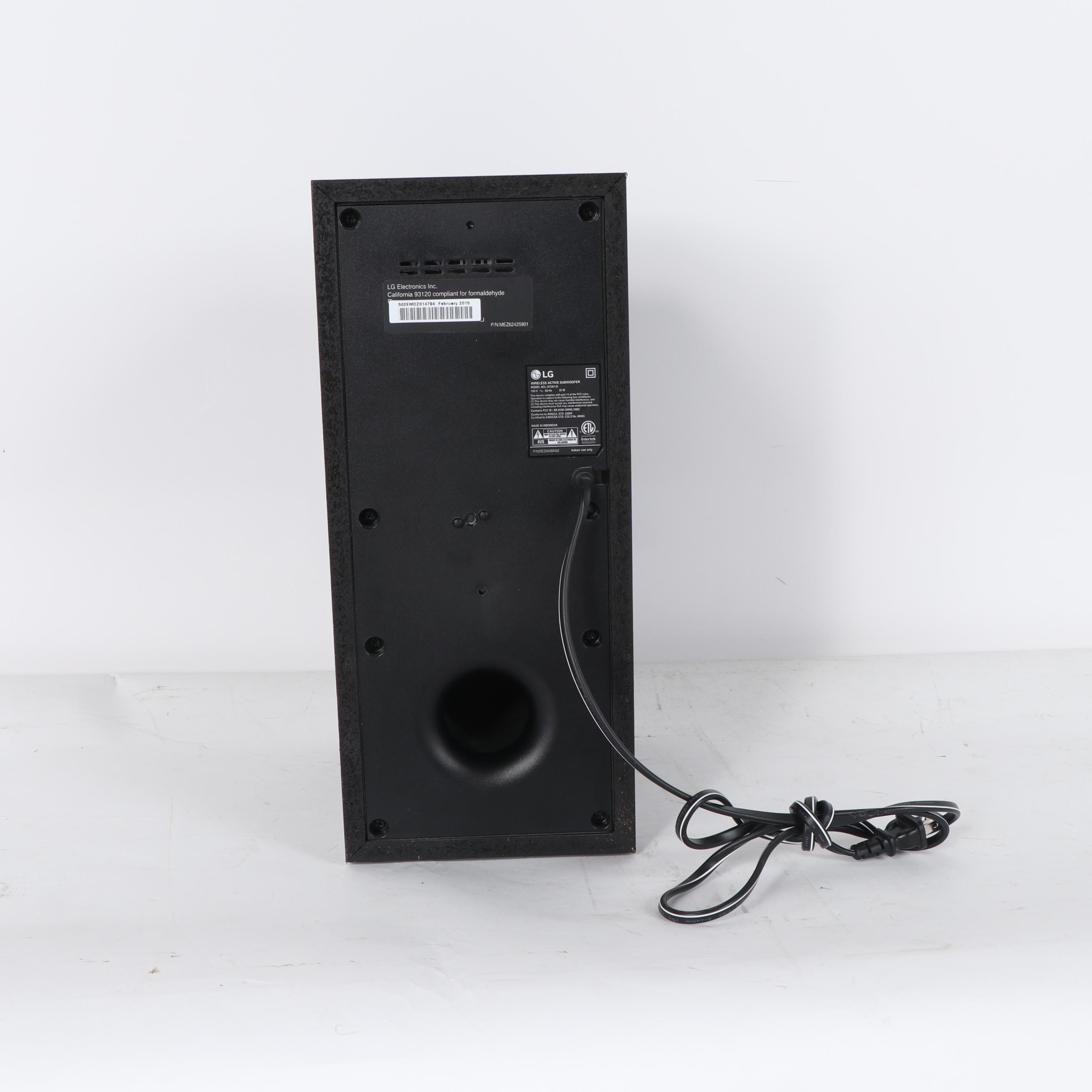 LG Wireless Multiroom Soundbar Speaker and Subwoofer EBTH