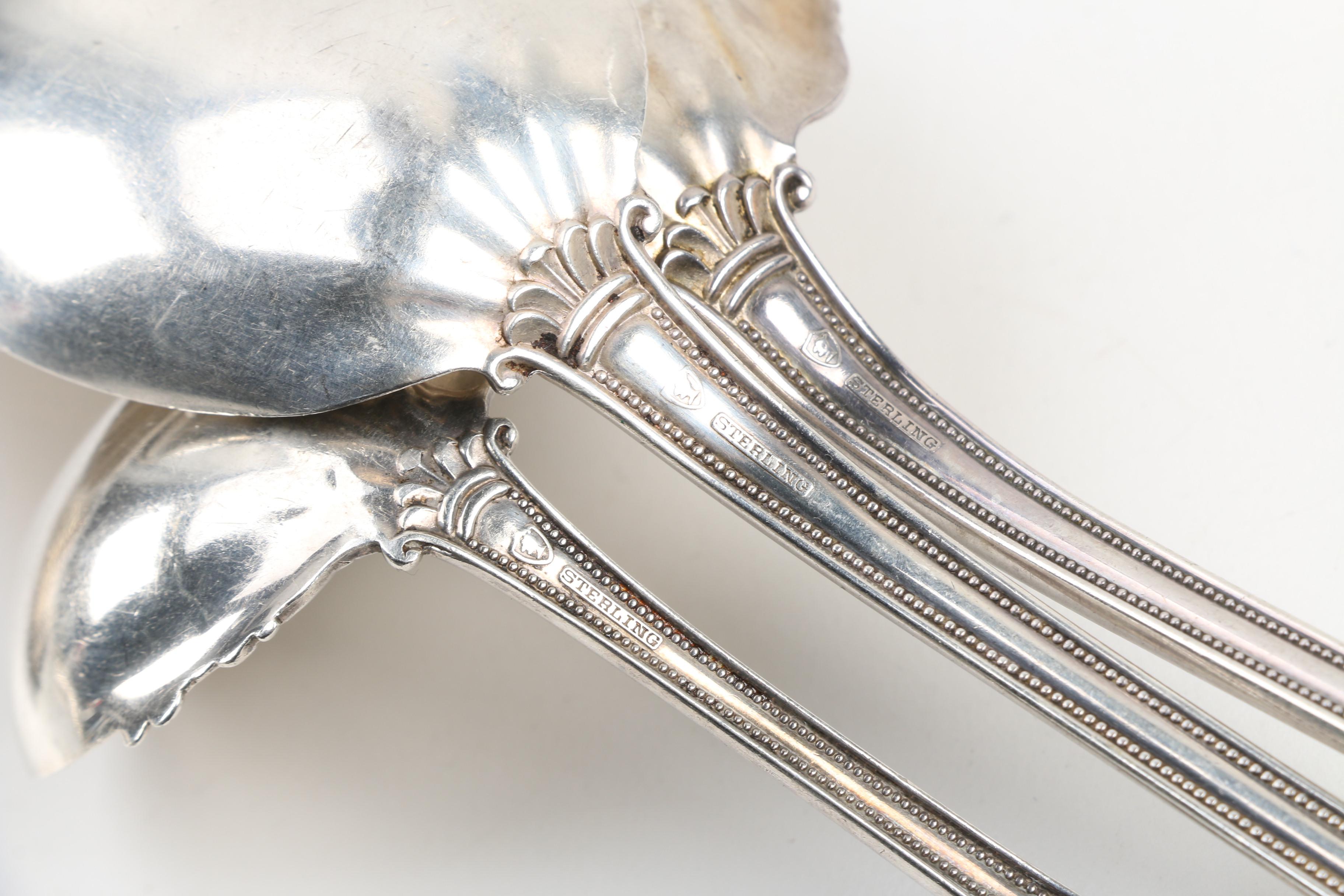 International Silver Co. "Irene" Sterling Silver Flatware, Early 20th