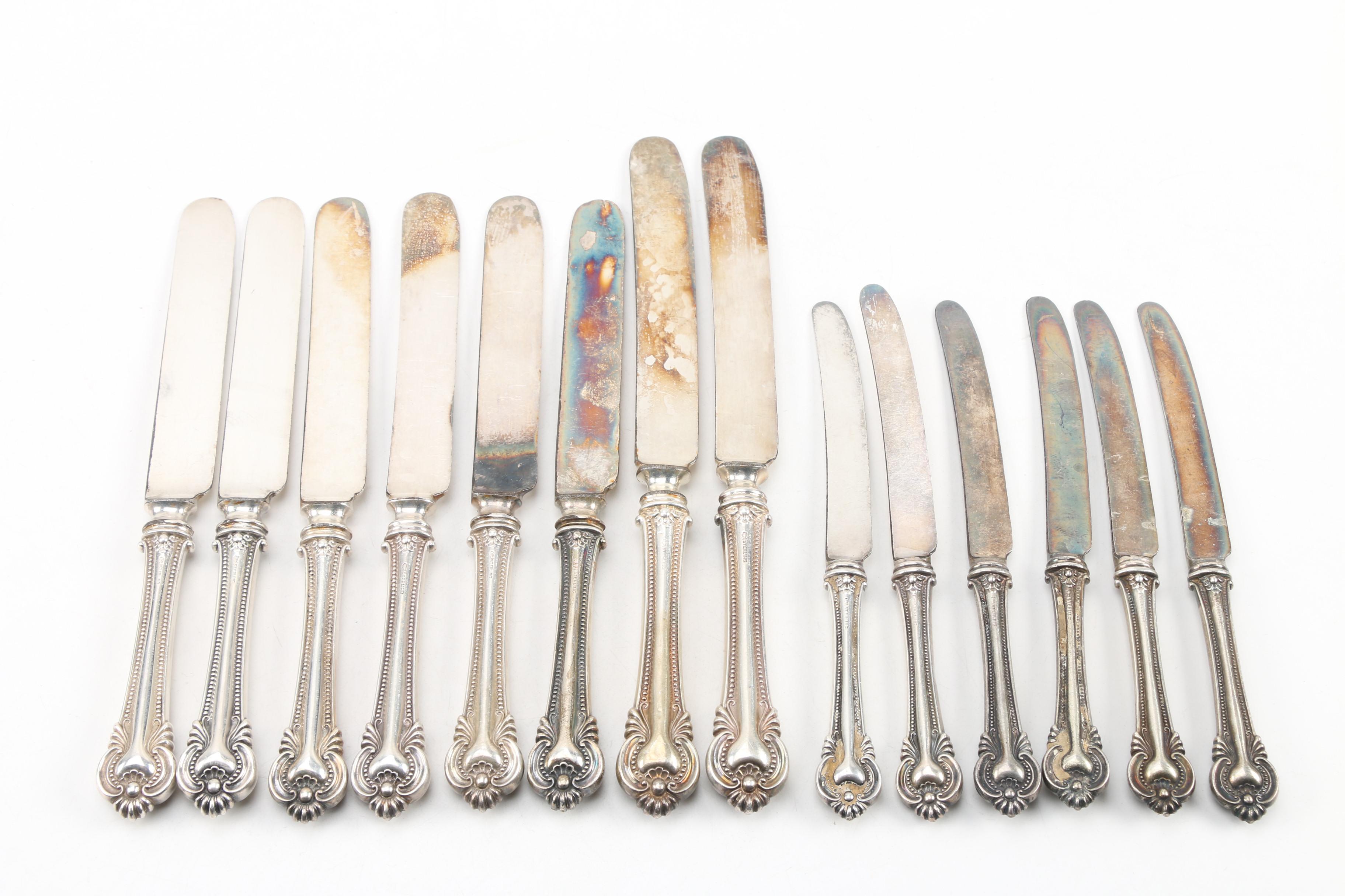 International Silver Co. "Irene" Sterling Silver Flatware, Early 20th