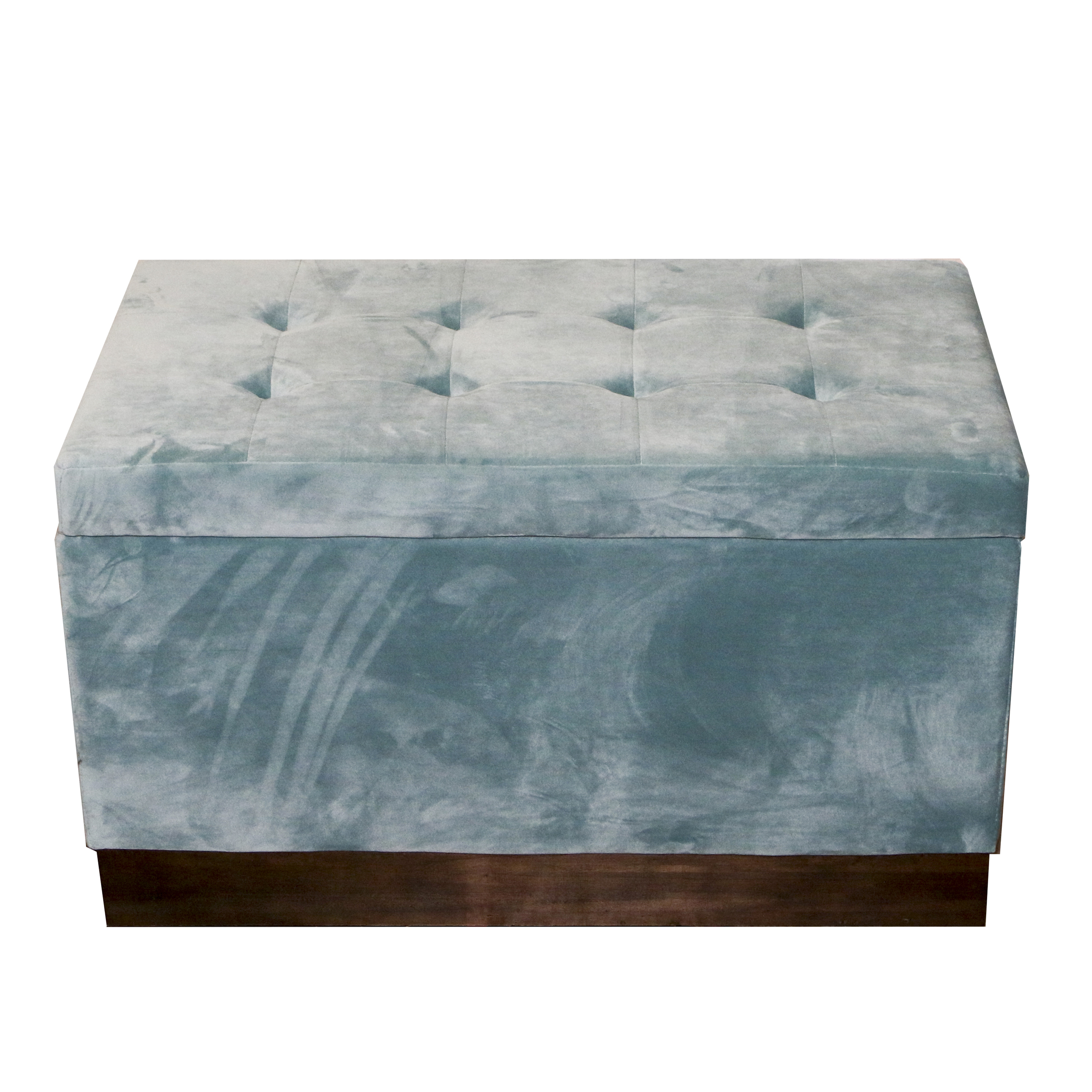 ButtonTufted Upholstered Storage Ottoman by Tainoki, 21st Century EBTH