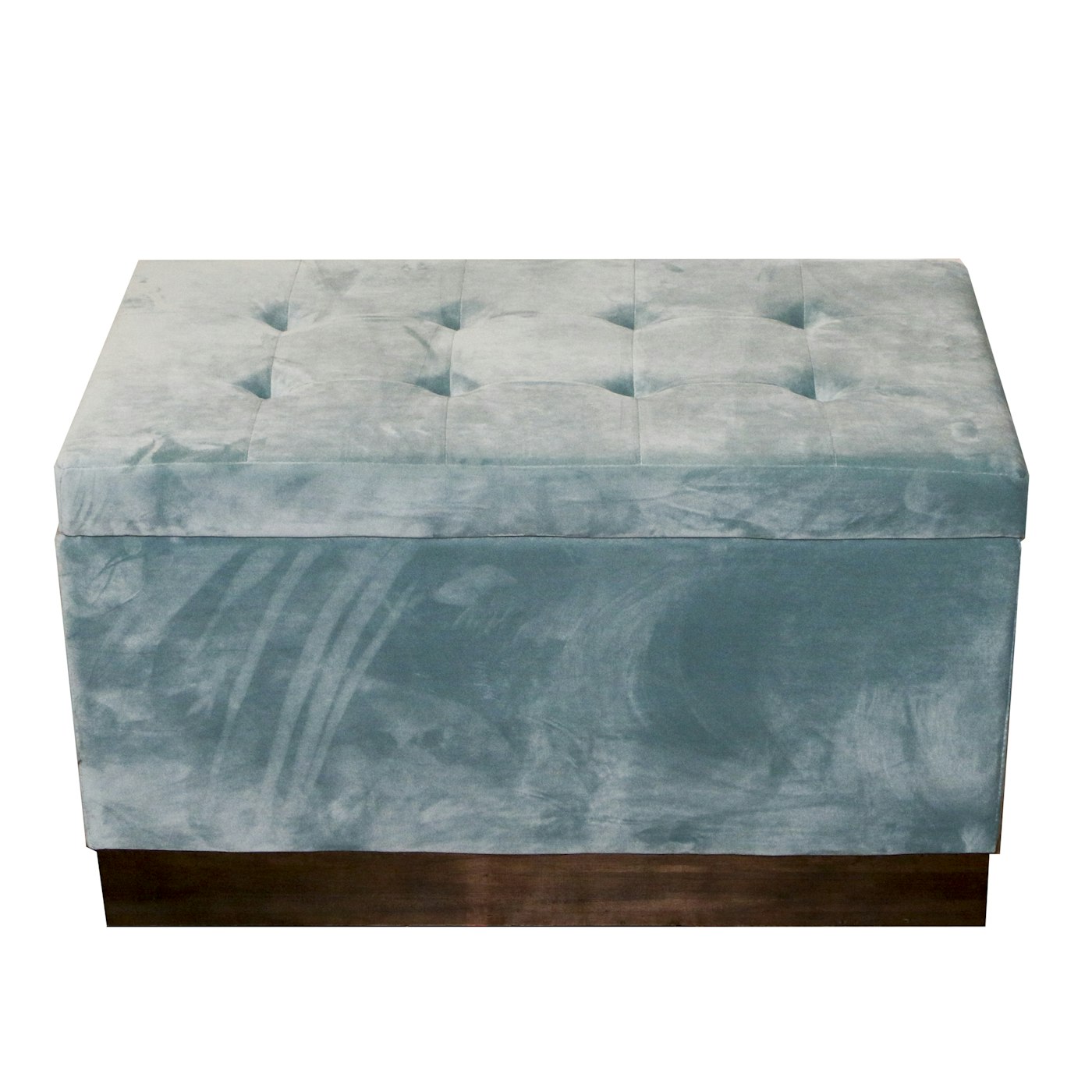 Button-Tufted Upholstered Storage Ottoman by Tainoki, 21st Century | EBTH