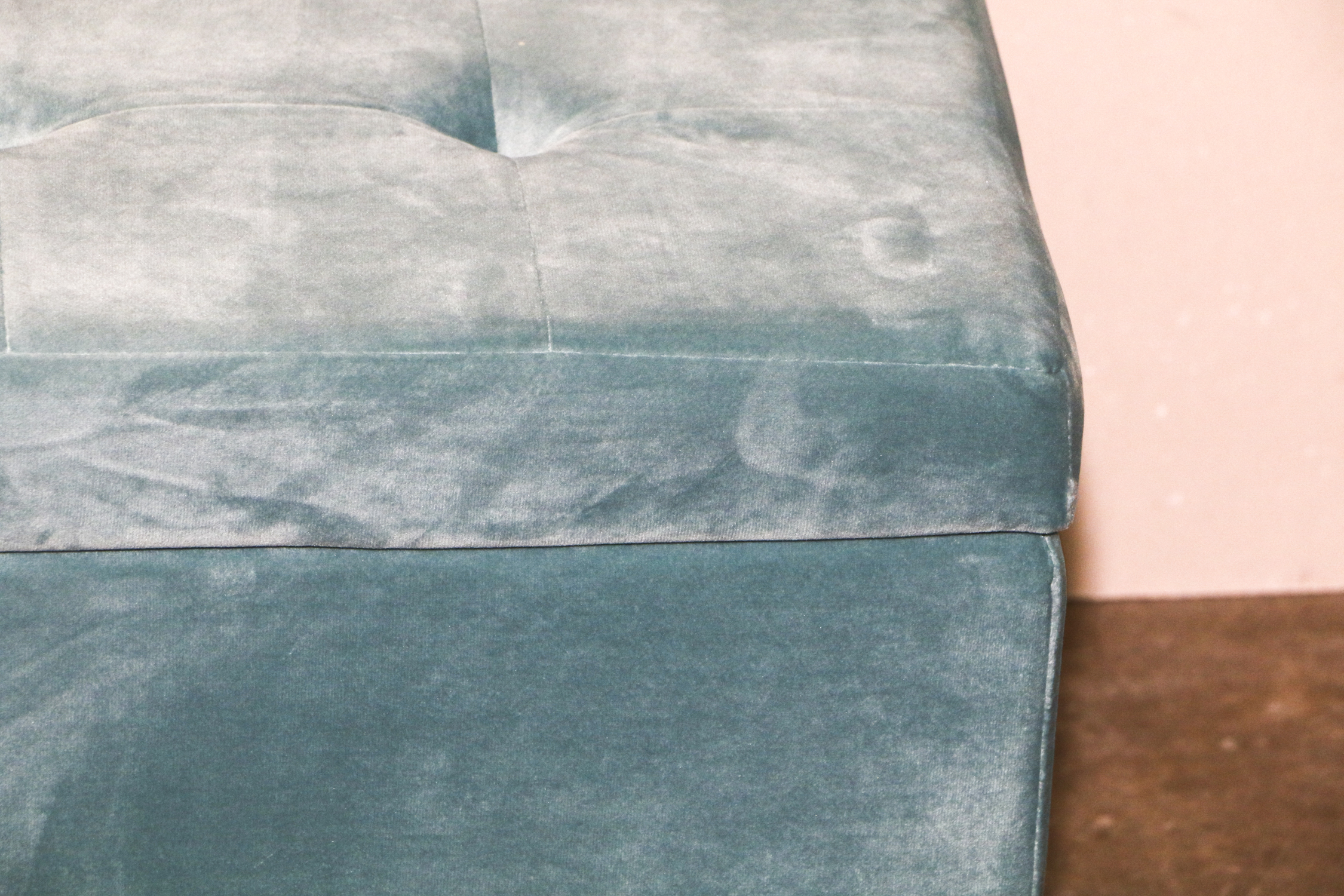 ButtonTufted Upholstered Storage Ottoman by Tainoki, 21st Century EBTH