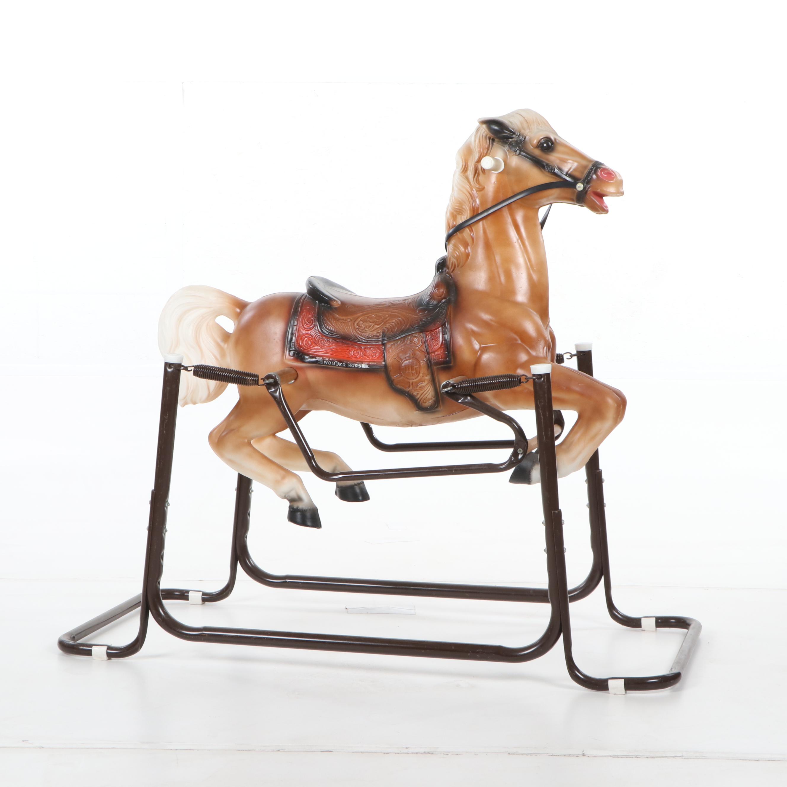 toy riding horse with springs