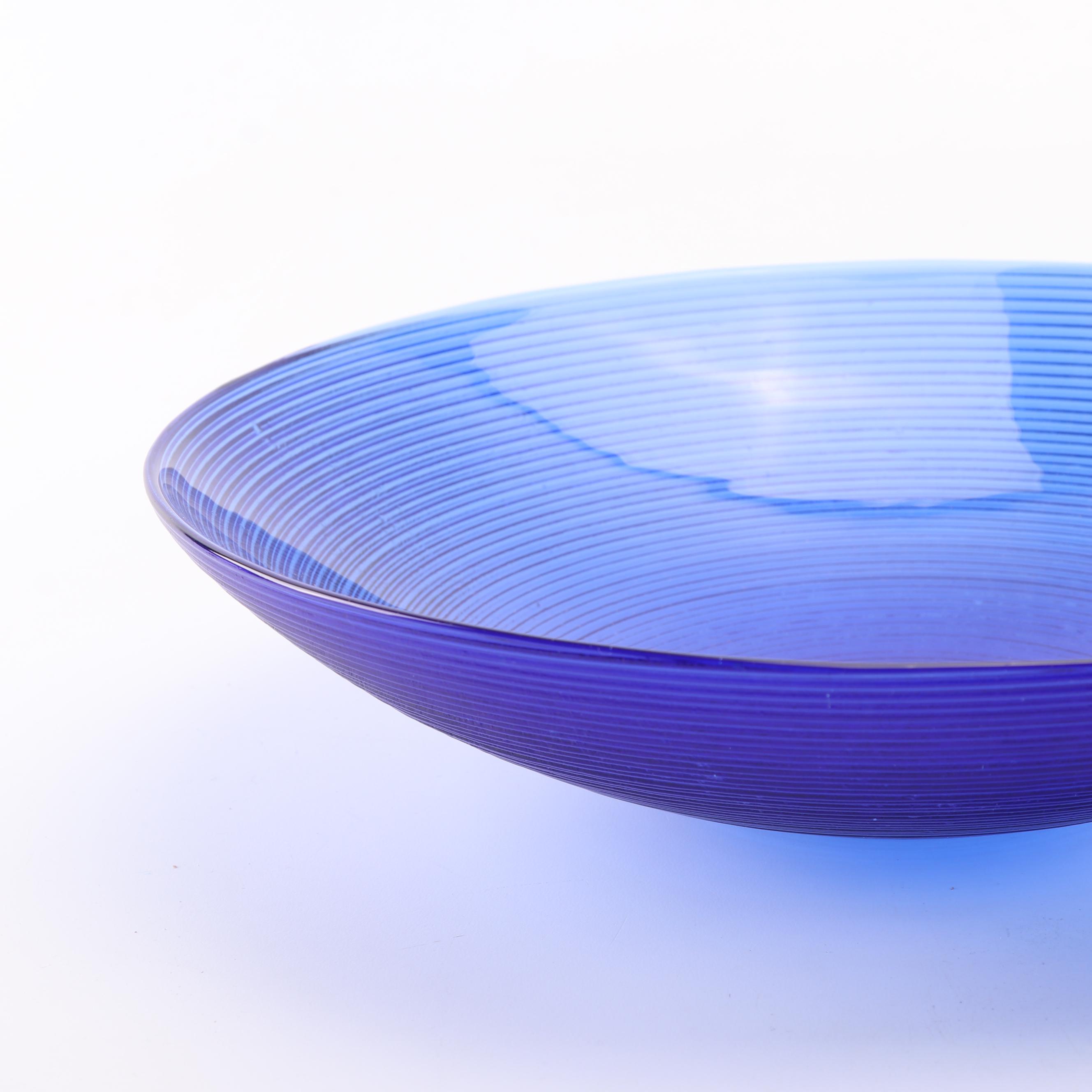 Decorative Blue Glass Serving Bowls EBTH