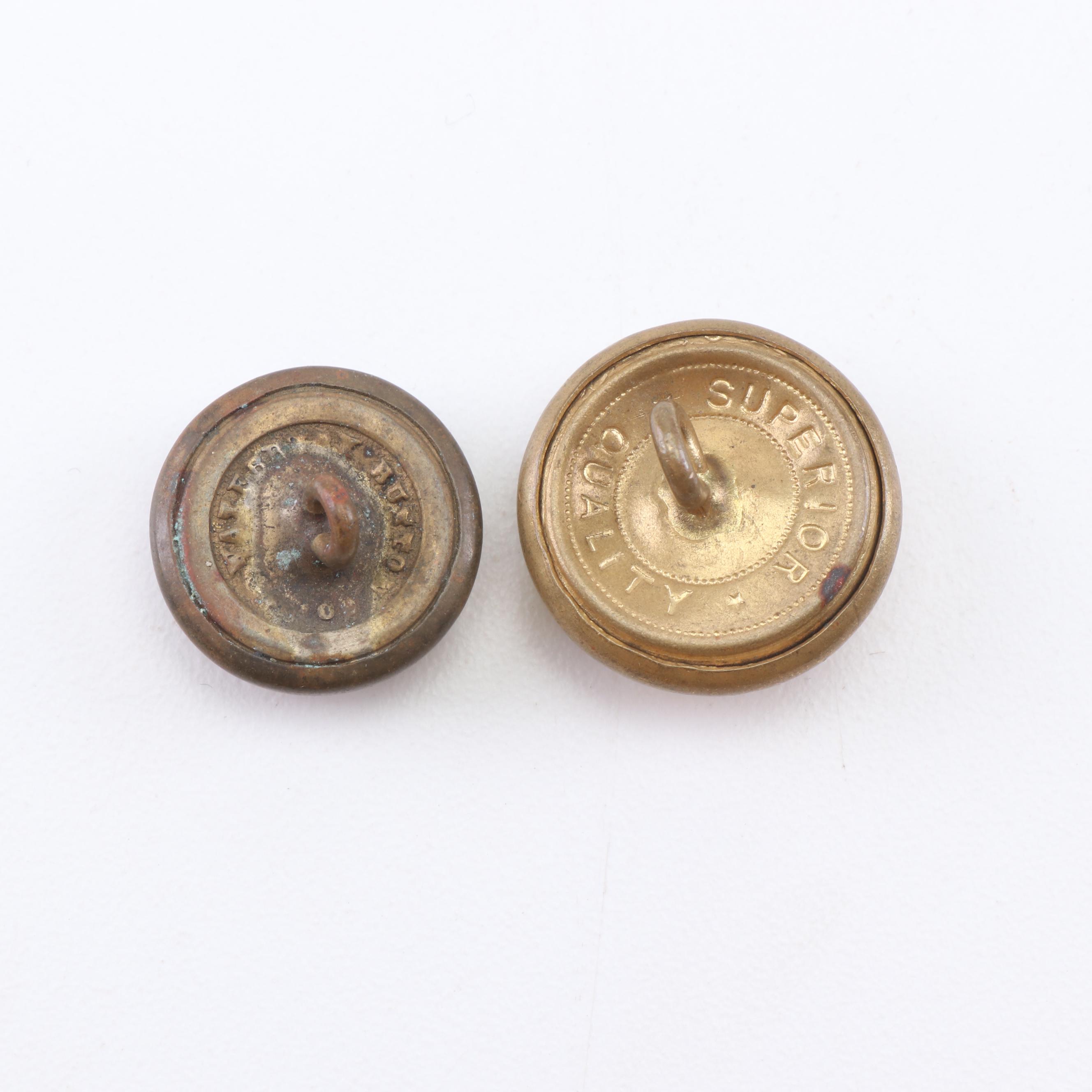 Civil War Era Union Uniform Buttons, including Scoville, Horstmann and