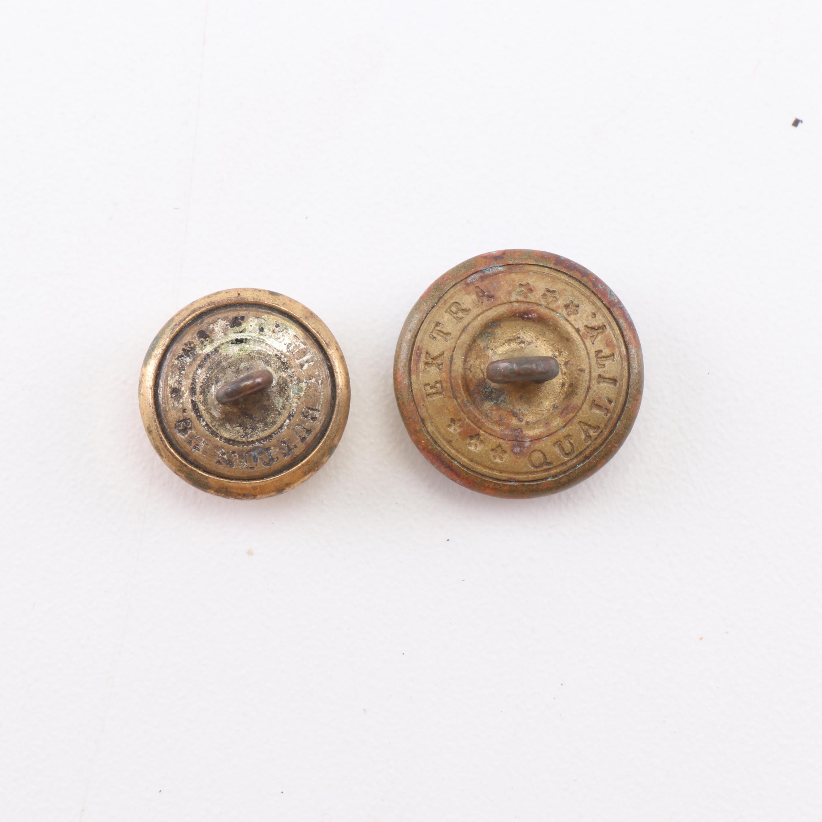 Civil War Era Union Uniform Buttons, including Scoville, Horstmann and
