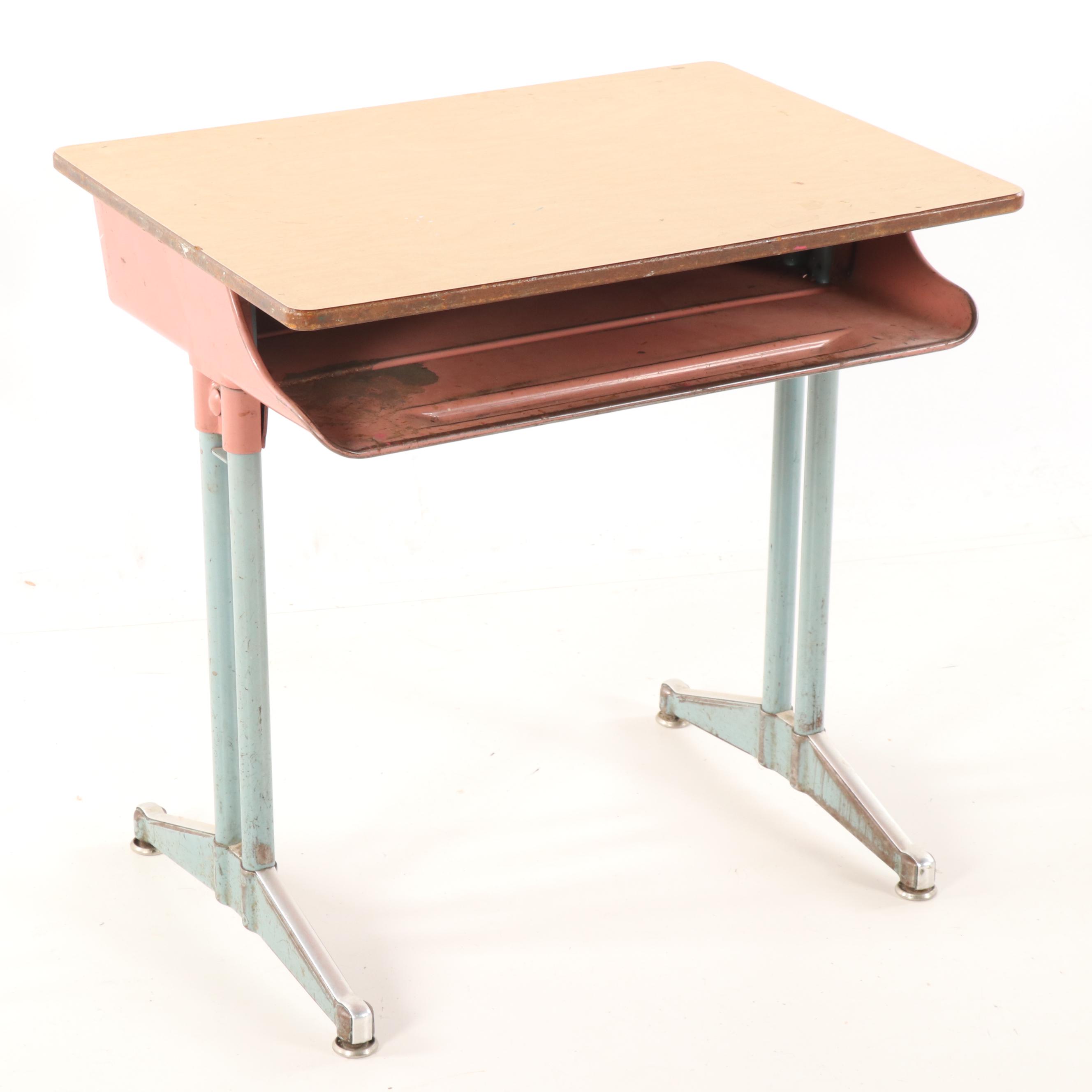 Classmate Metal And Wood School Desk By American Seating Company