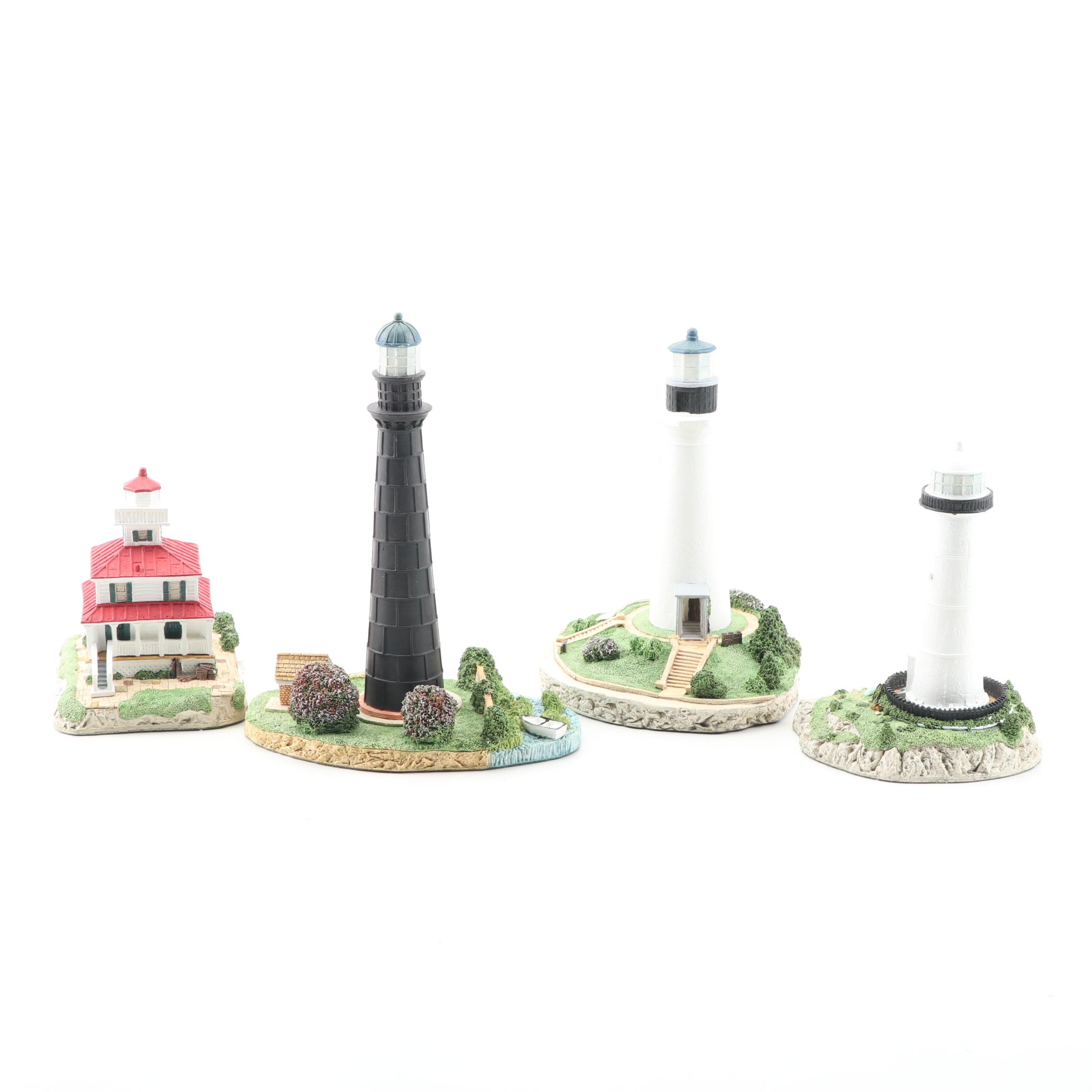 Younger & Associates "Harbour Lights" Resin Lighthouse Figurines EBTH