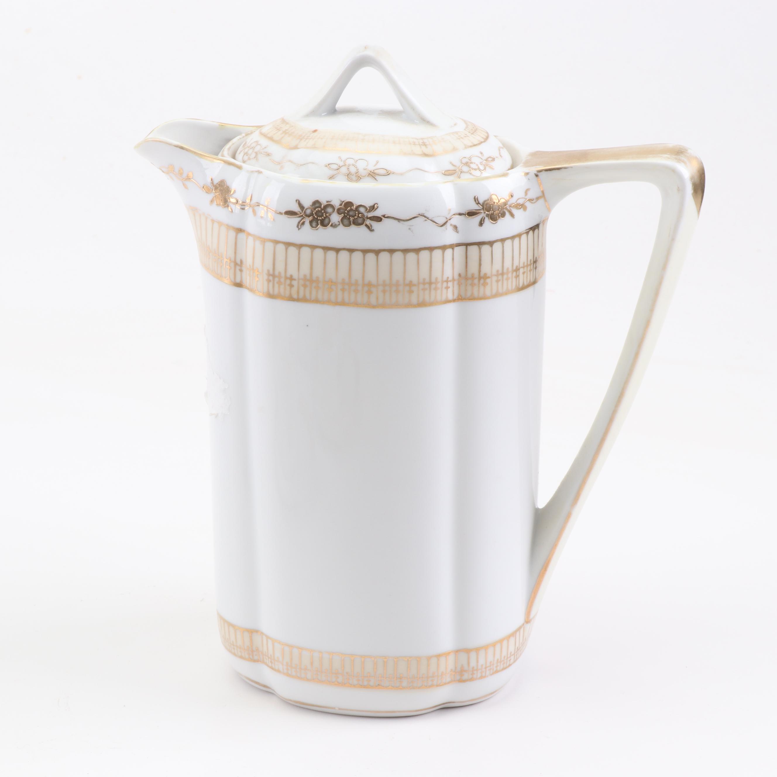 Noritake Nippon Porcelain Chocolate Set with Spode "Trade Winds" Tableware EBTH