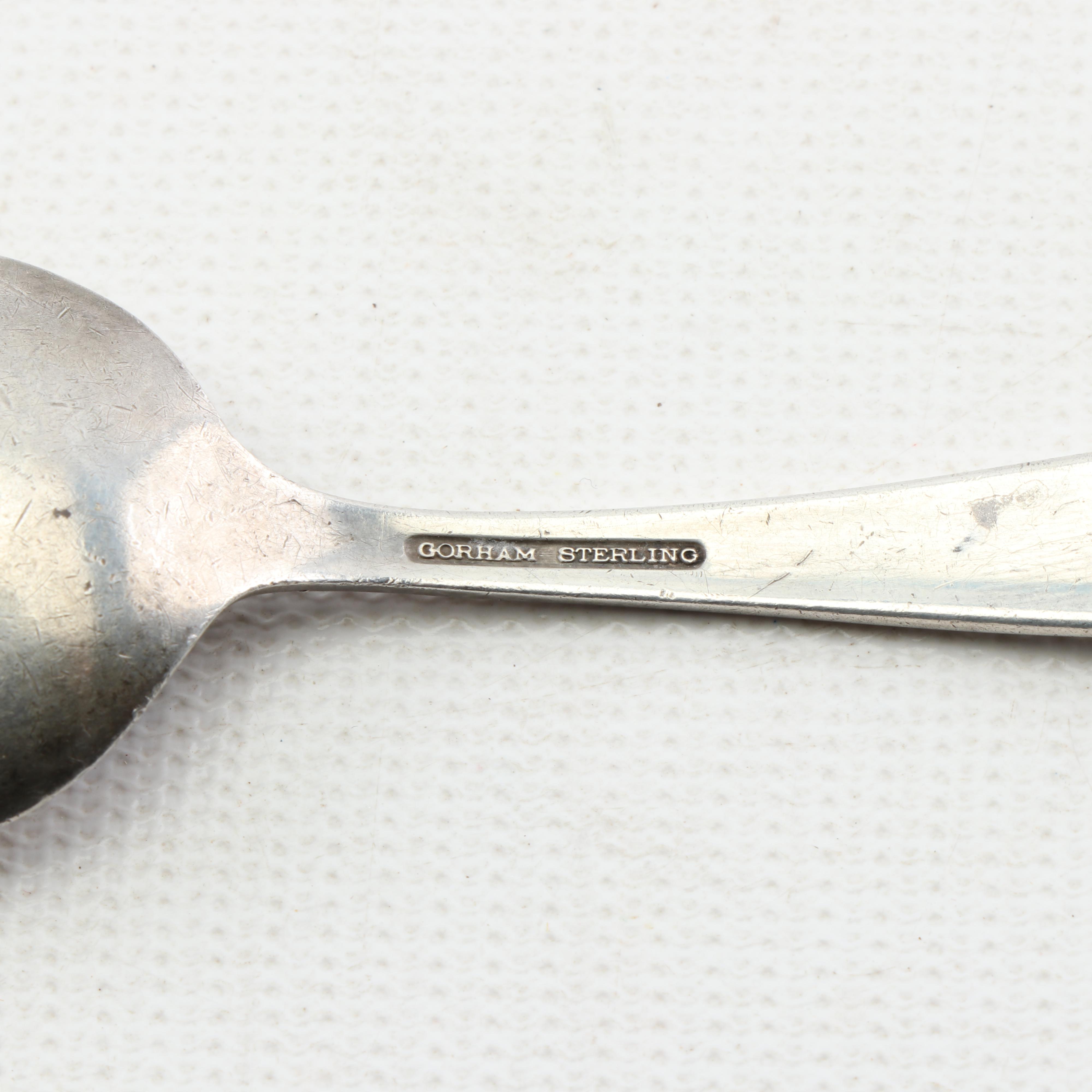 Sterling Silver Baby Flatware with Sterling Food Pusher EBTH