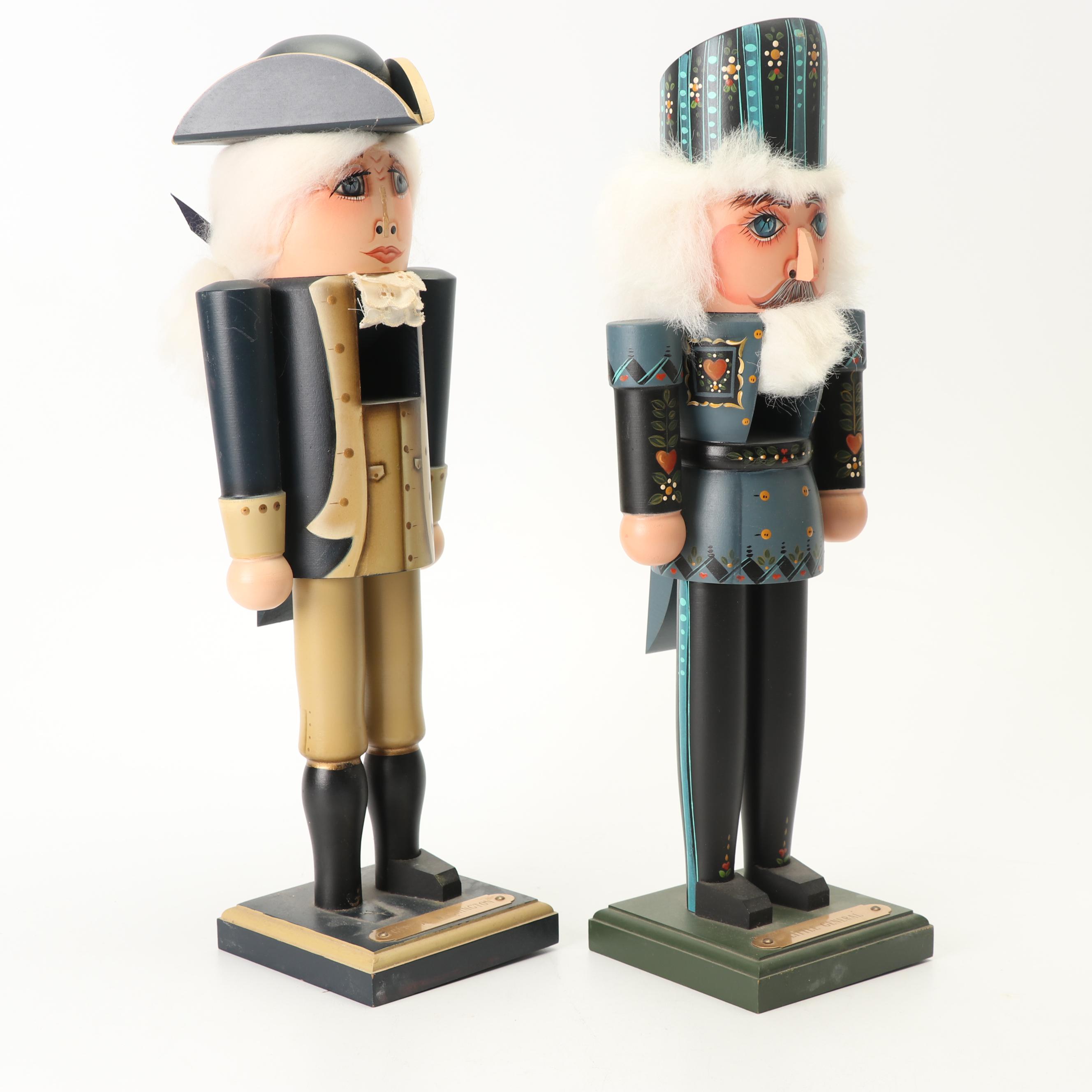 Susan Milford HandPainted Nutcrackers, Washington" and "Little