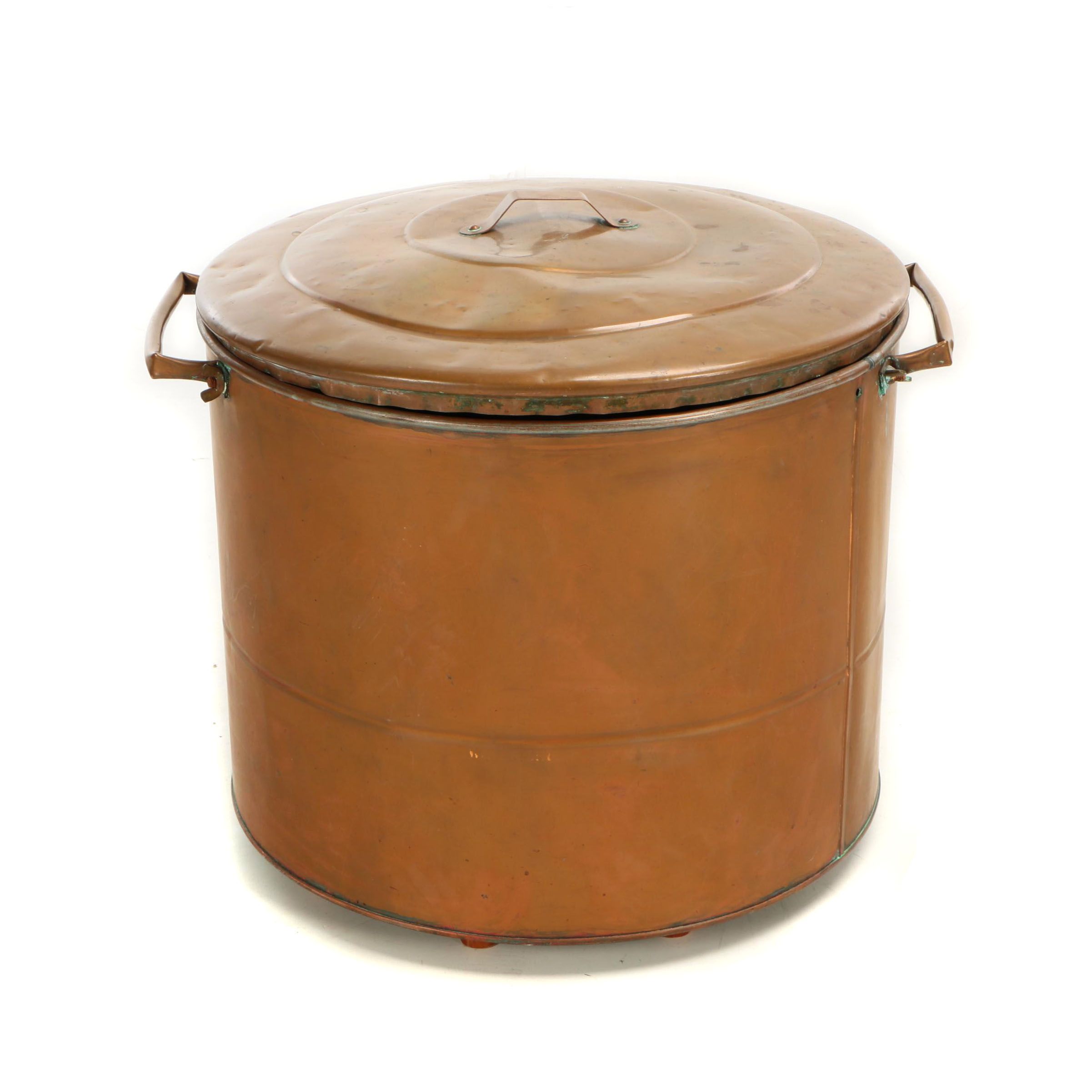 American Copper Washing Machine Basin, Early 20th Century EBTH
