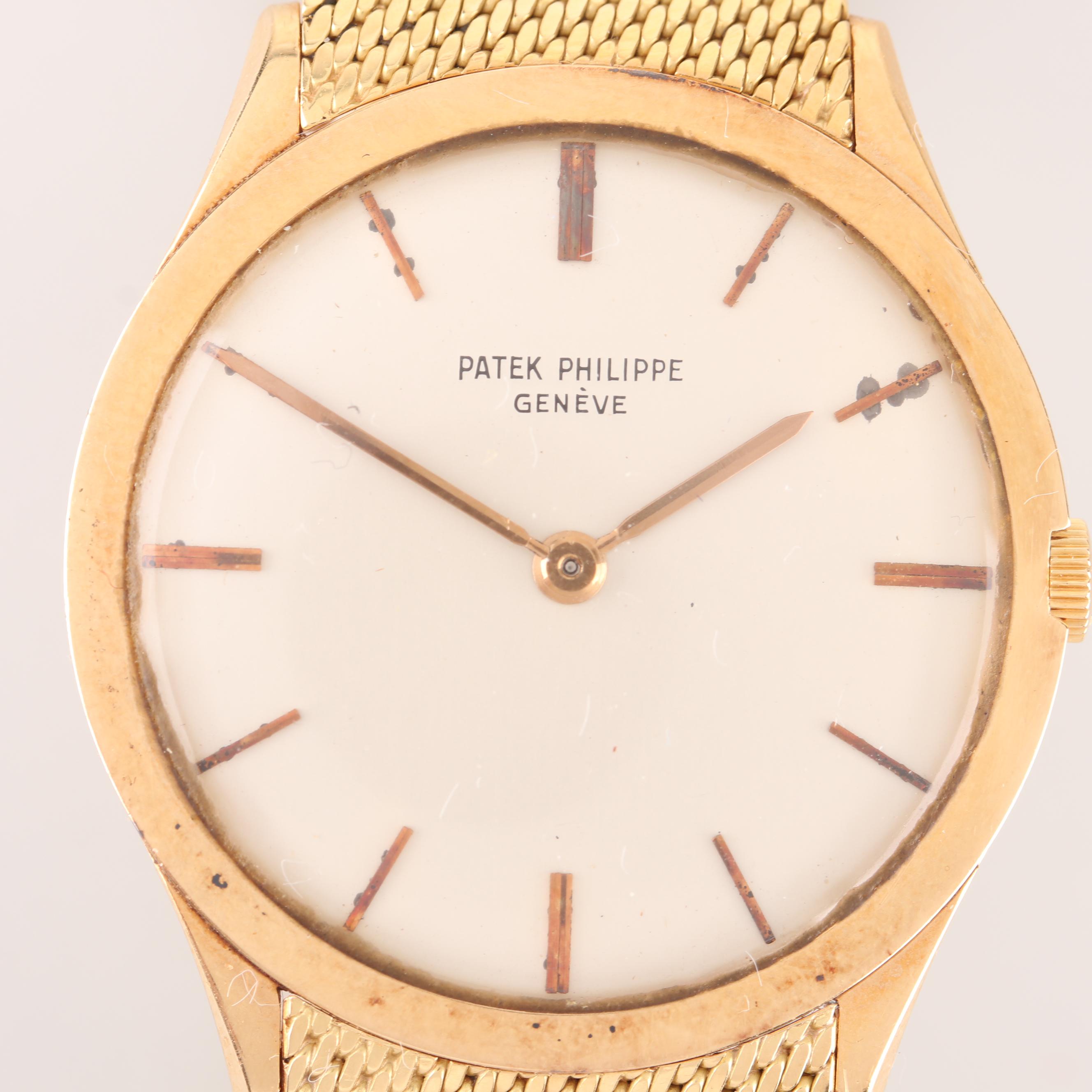 Patek Philippe Genève Swiss 18K Yellow Gold Wristwatch EBTH