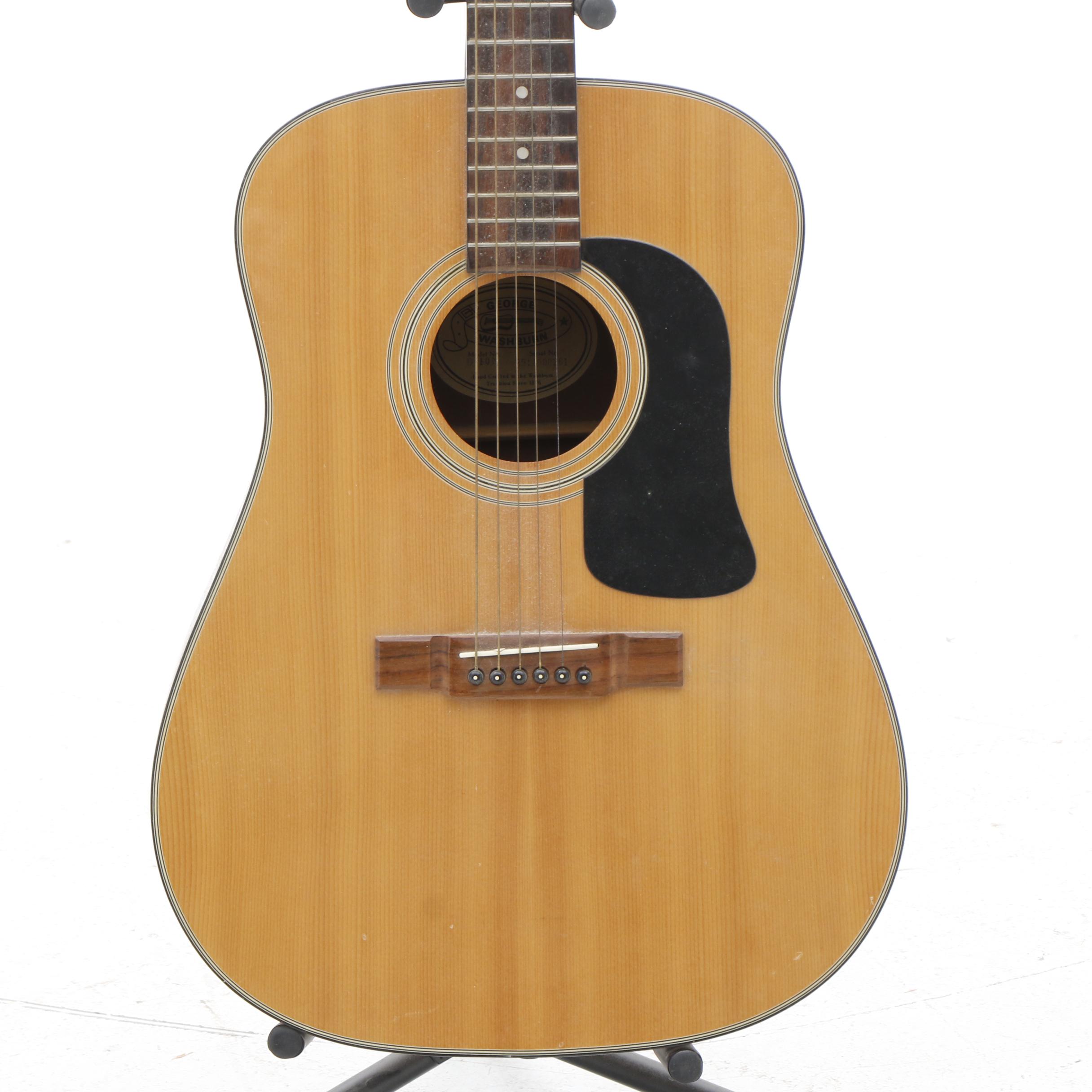 Washburn D10N Dreadnought Acoustic Guitar EBTH