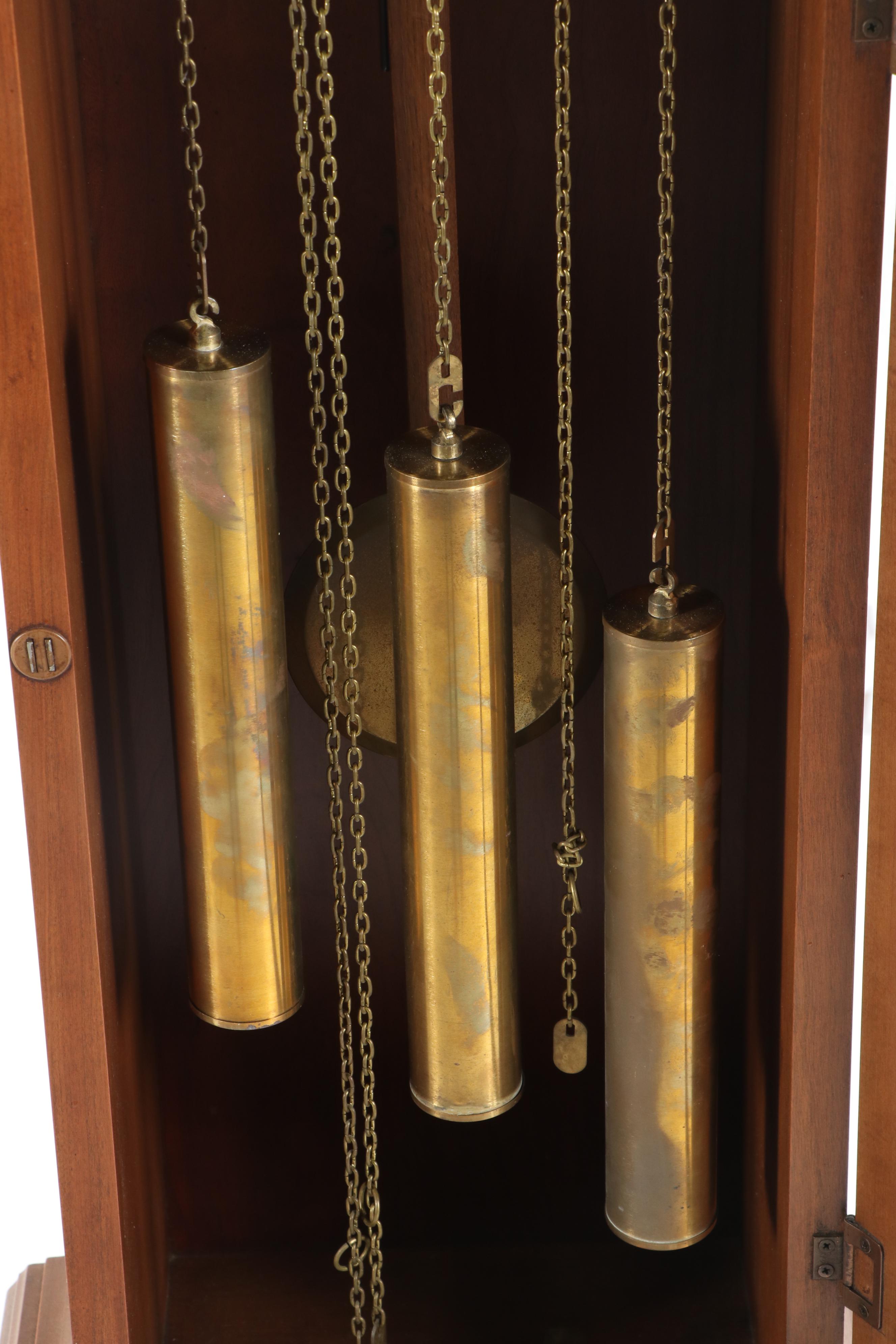 Ridgeway Chippendale Style Grandmother Clock with Westminster Chimes EBTH