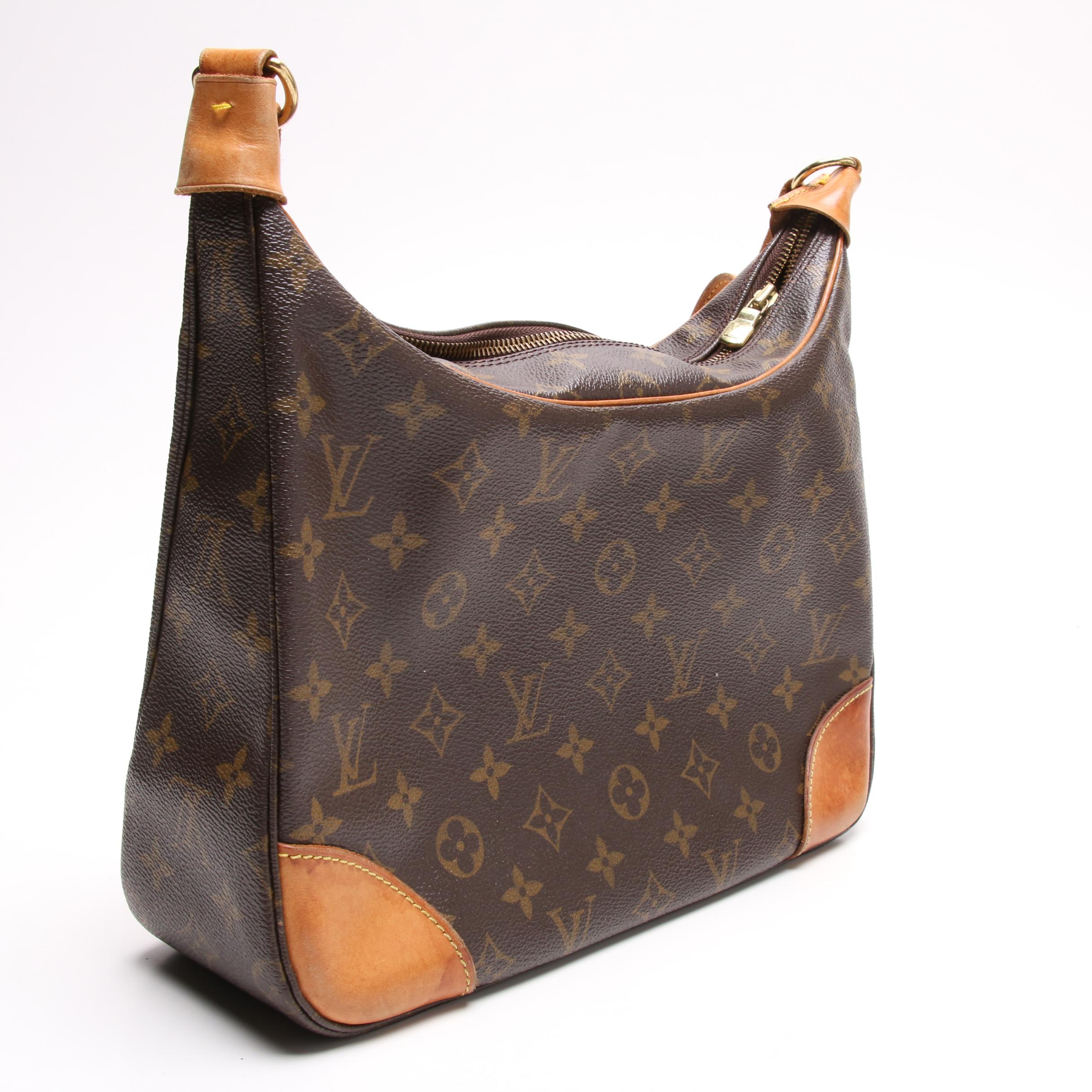 1997 Louis Vuitton Paris Monogram Canvas Boulogne Bag, Made in France