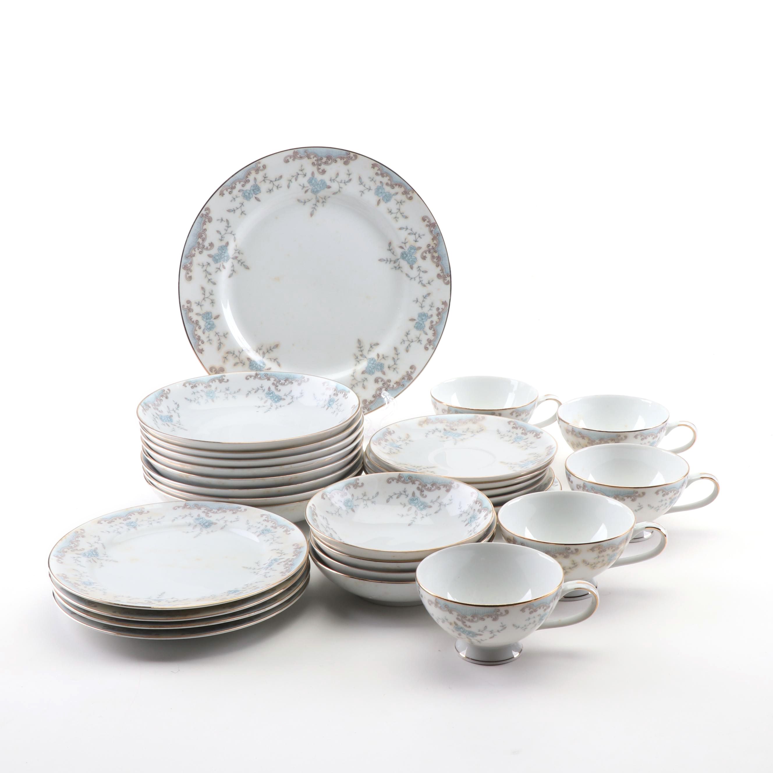 Imperial China "Seville" Porcelain Dinnerware Designed by W. Dalton EBTH