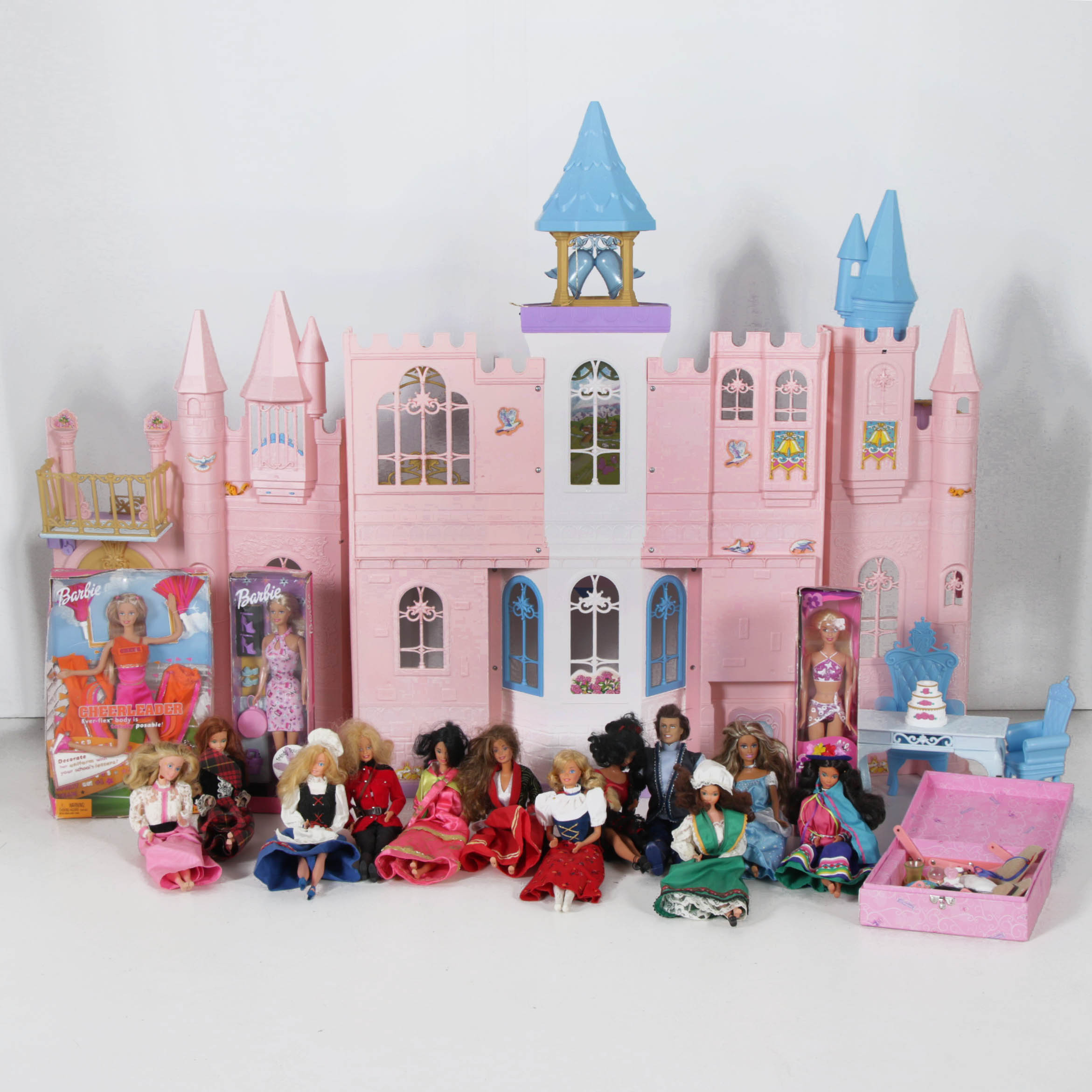 castle barbie house