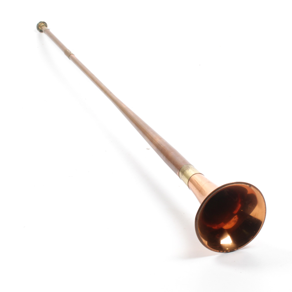 Copper and Brass Herald Trumpet EBTH