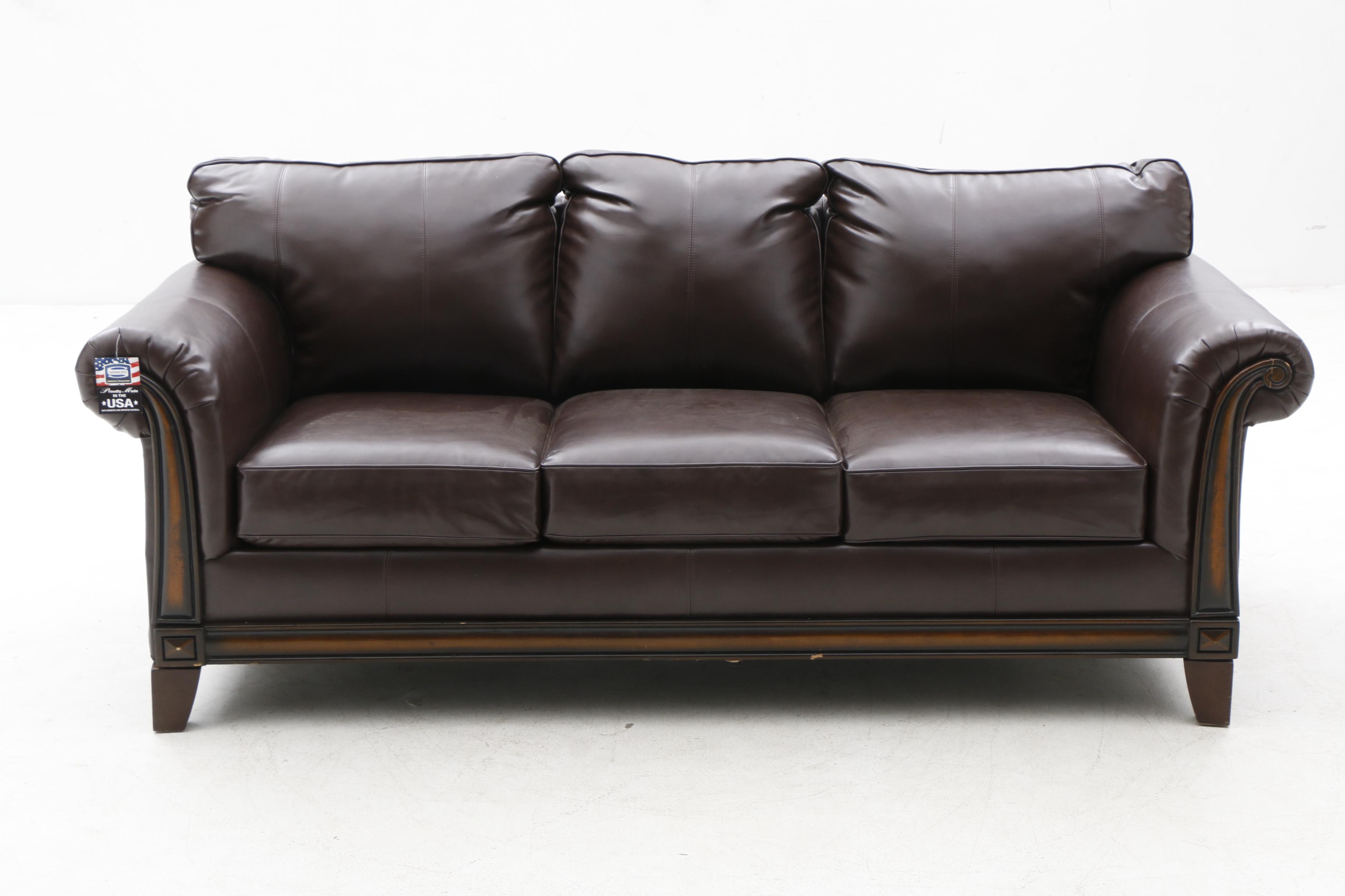 Contemporary King Sleeper Sofa by Simmons EBTH