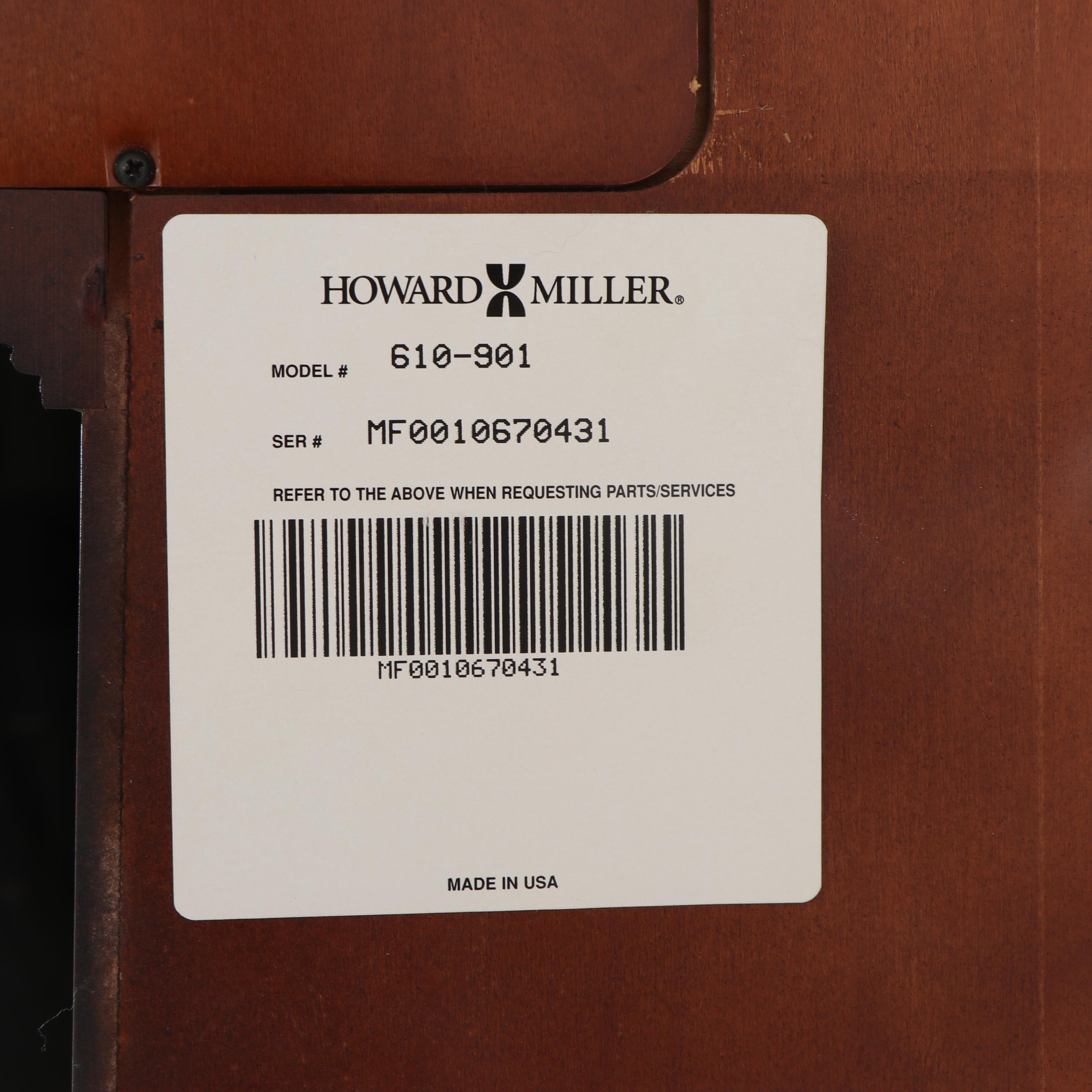 Howard Miller "La Rochelle" Americana Cherry Grandfather Clock EBTH