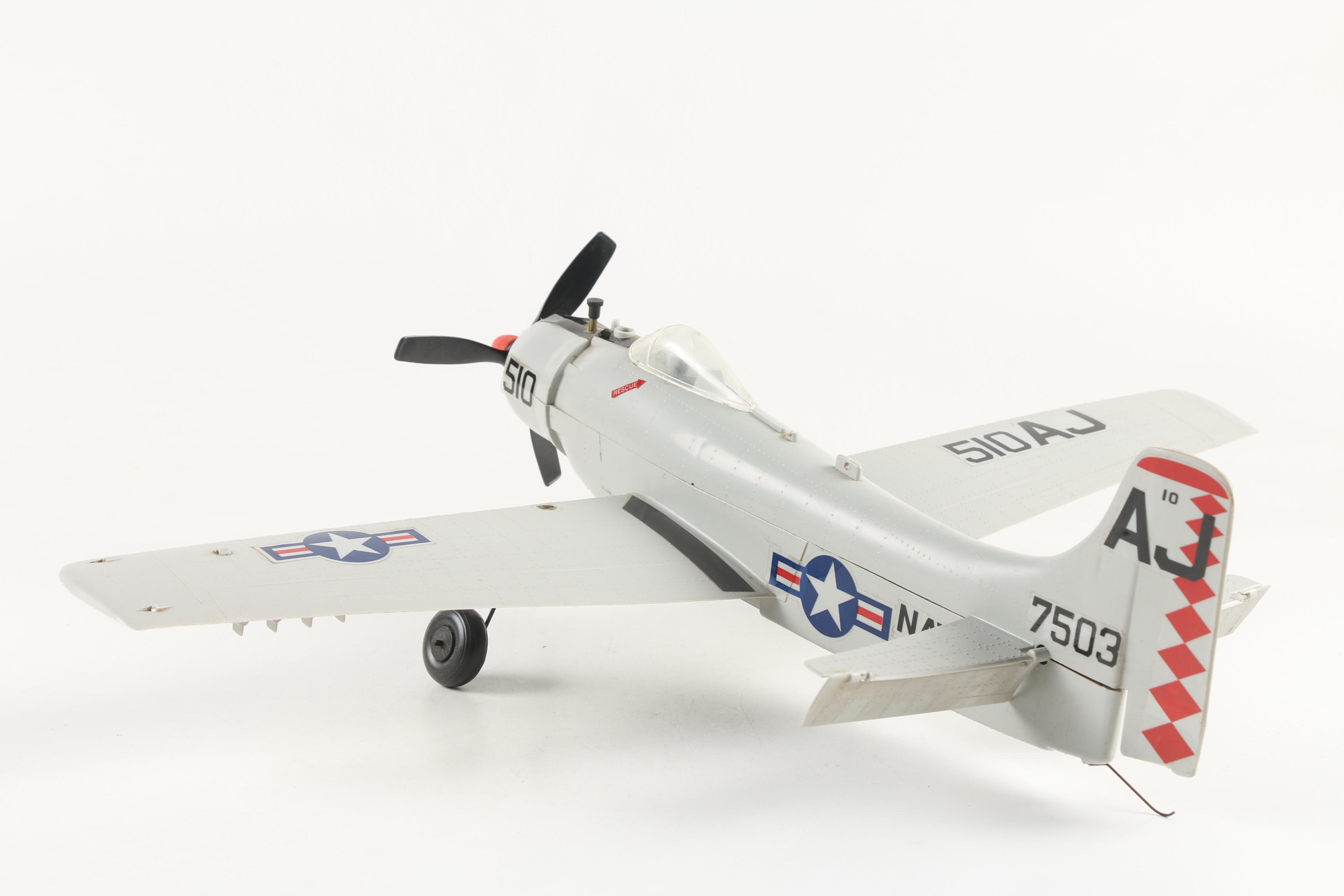 Cox "Spyraider" Navy Gas Powered Model Airplane EBTH