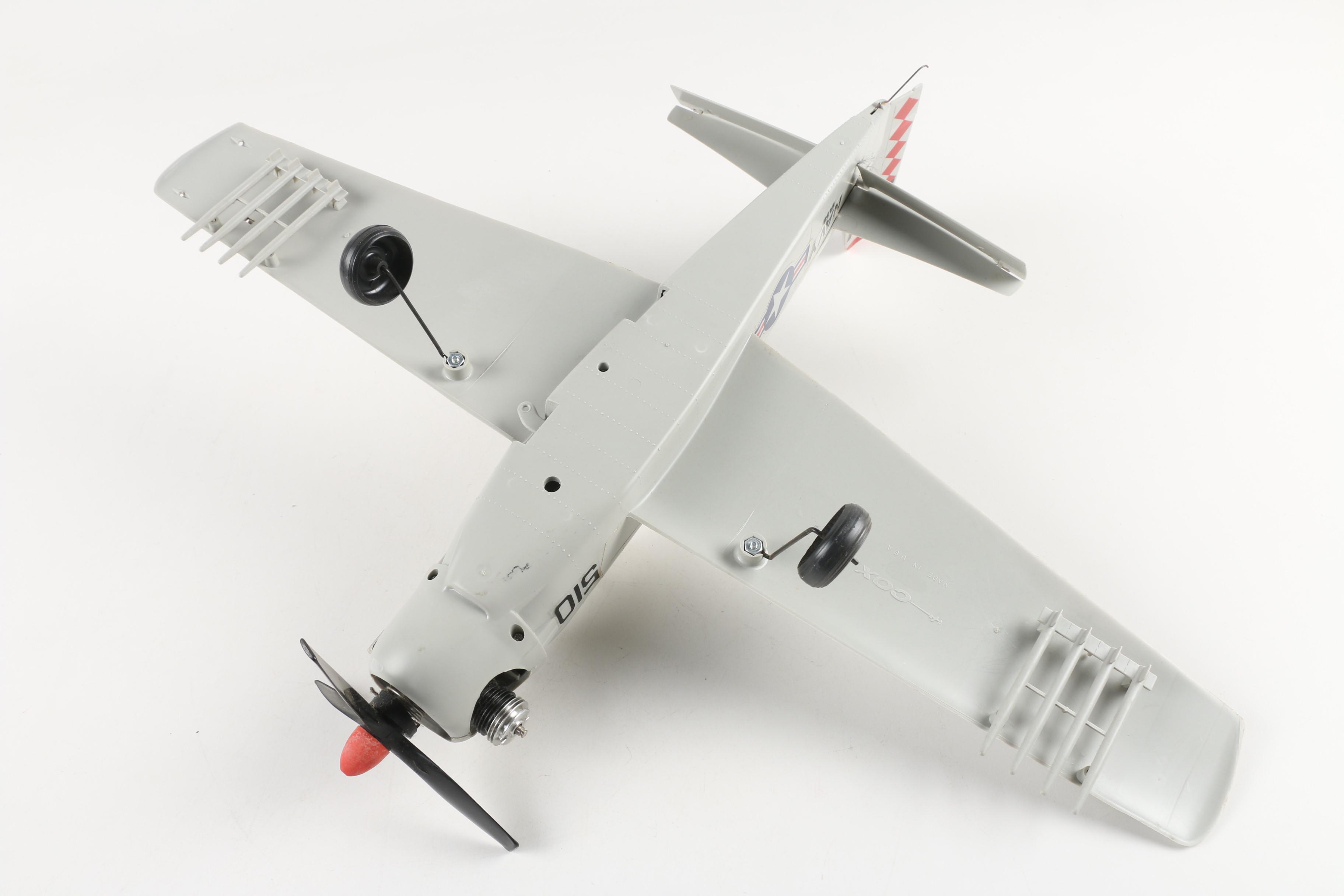 Cox "Spyraider" Navy Gas Powered Model Airplane EBTH