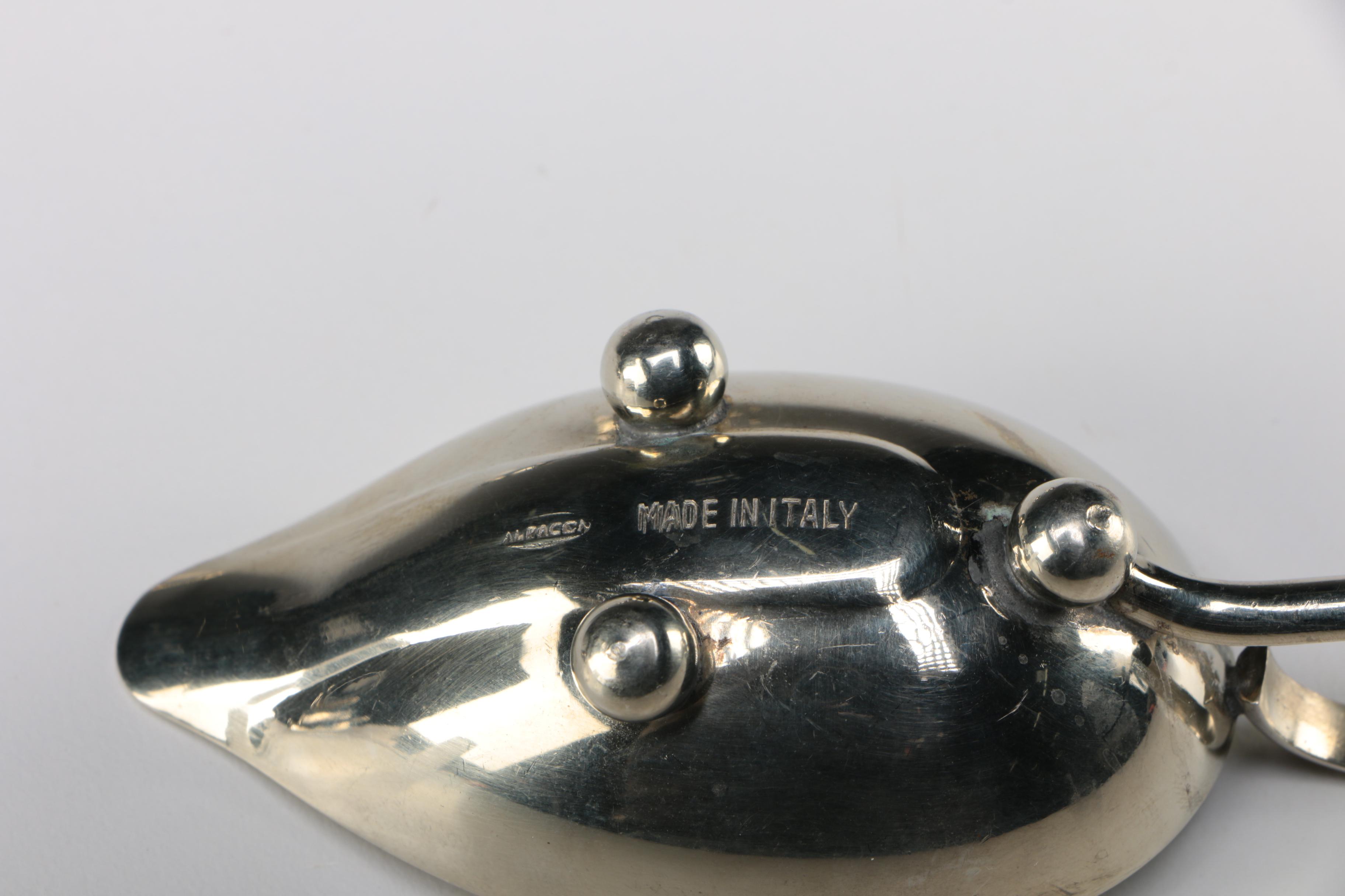 Italian Alpacca Silver Individual Sauce Boats EBTH