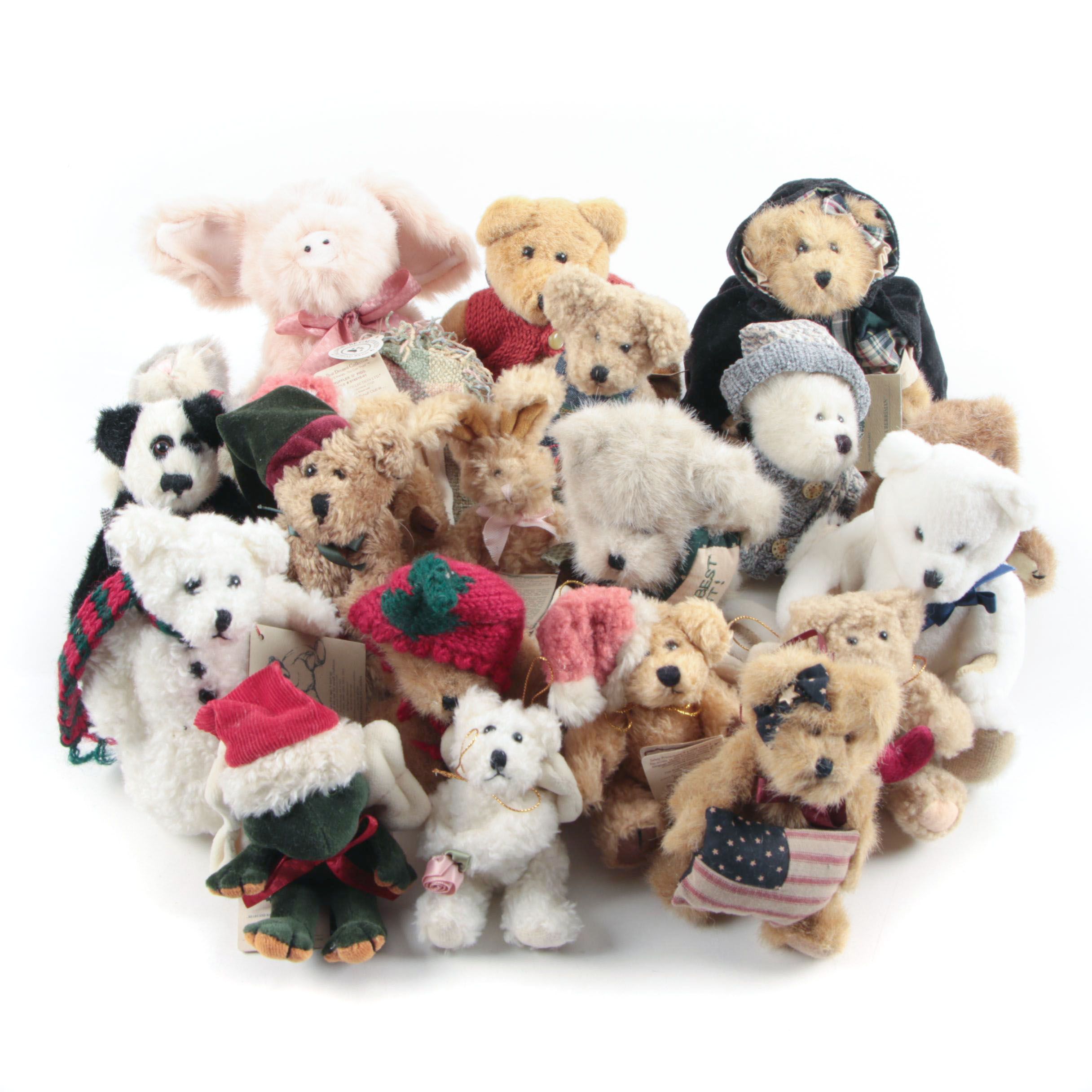 Boyd's Bears Stuffed Animals including "Tad Northpole" and "Camilla" EBTH