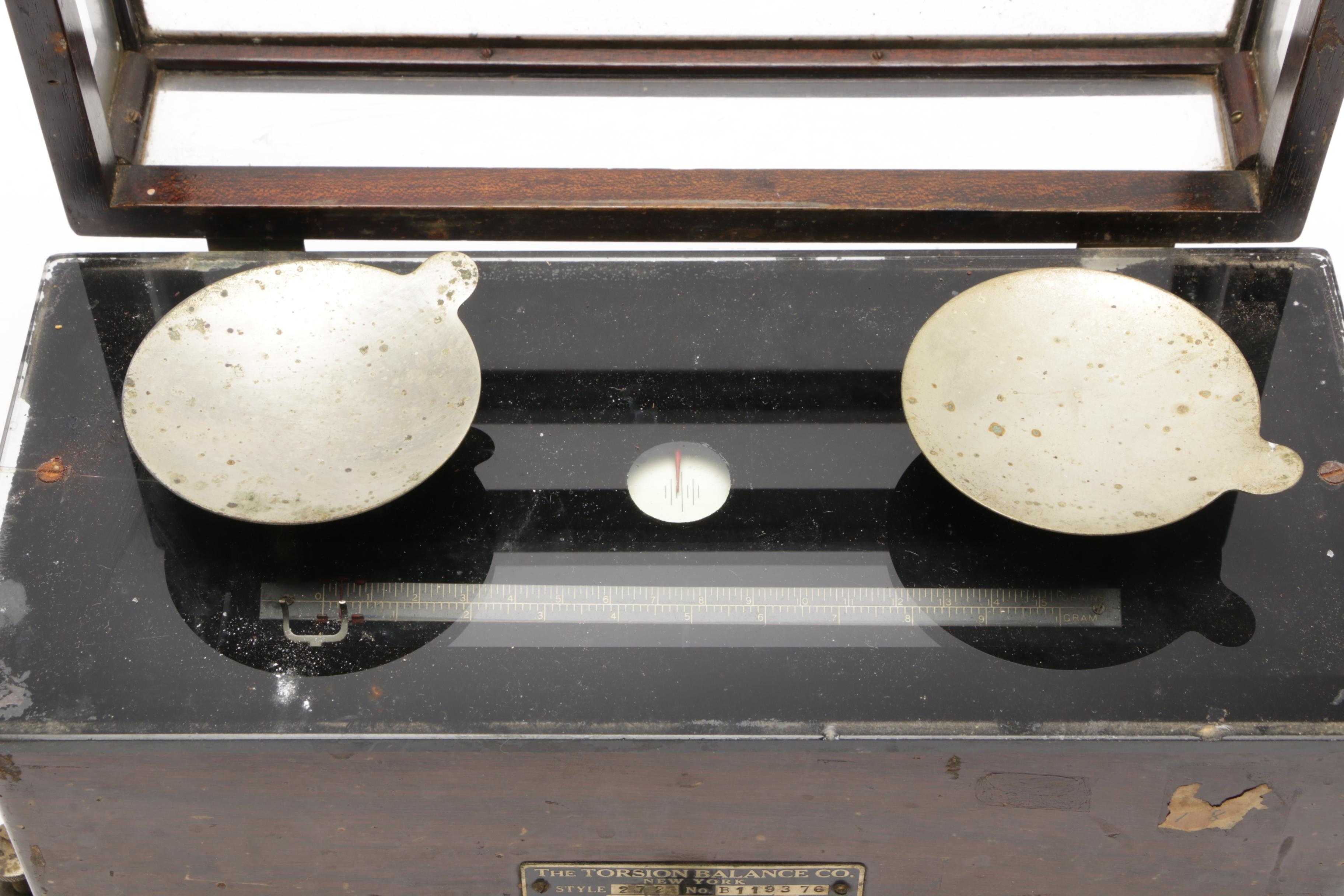 Vintage Chemistry Torsion Balance Scale EBTH