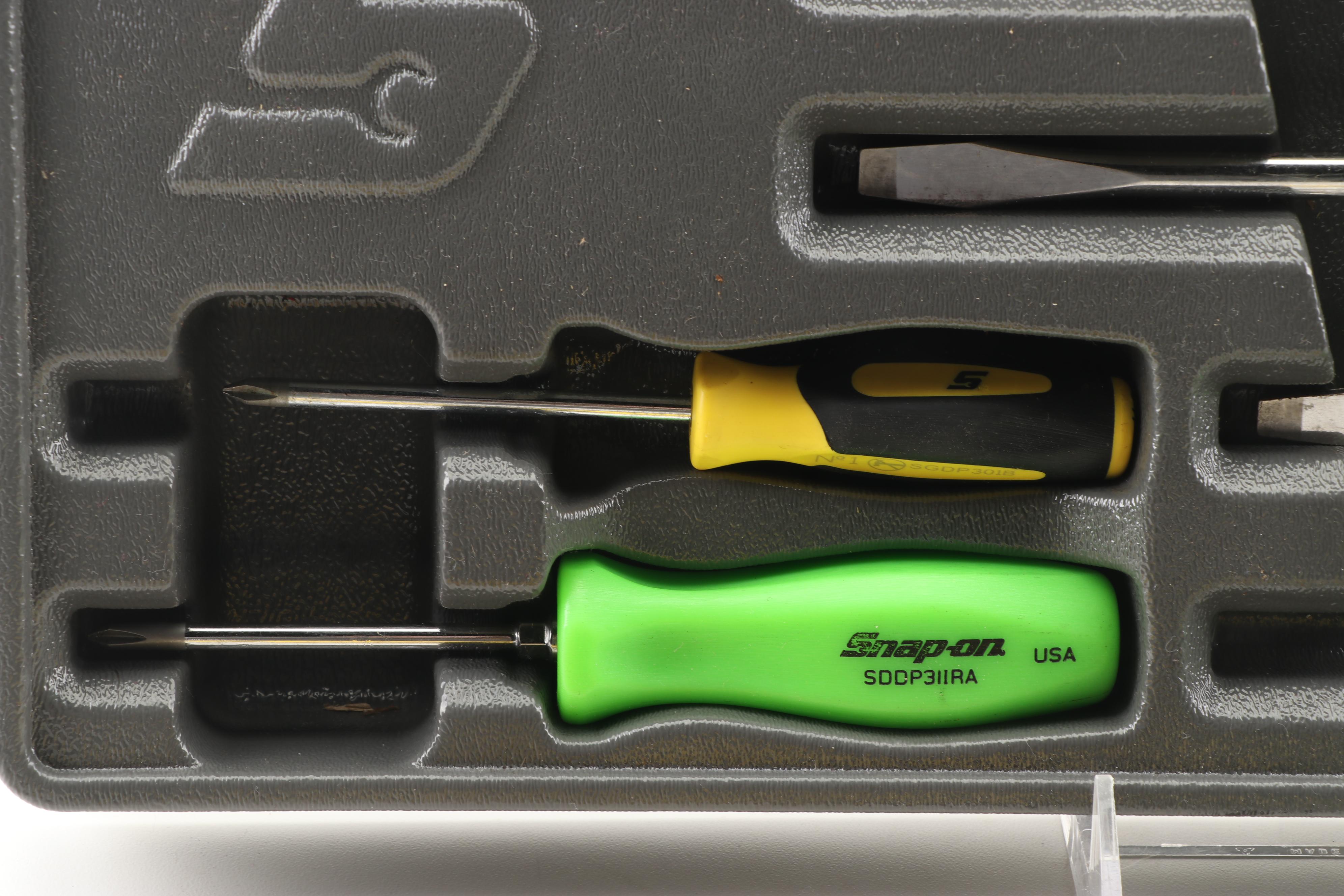 Snapon Screwdriver Set with Additional Snapon Screwdrivers EBTH