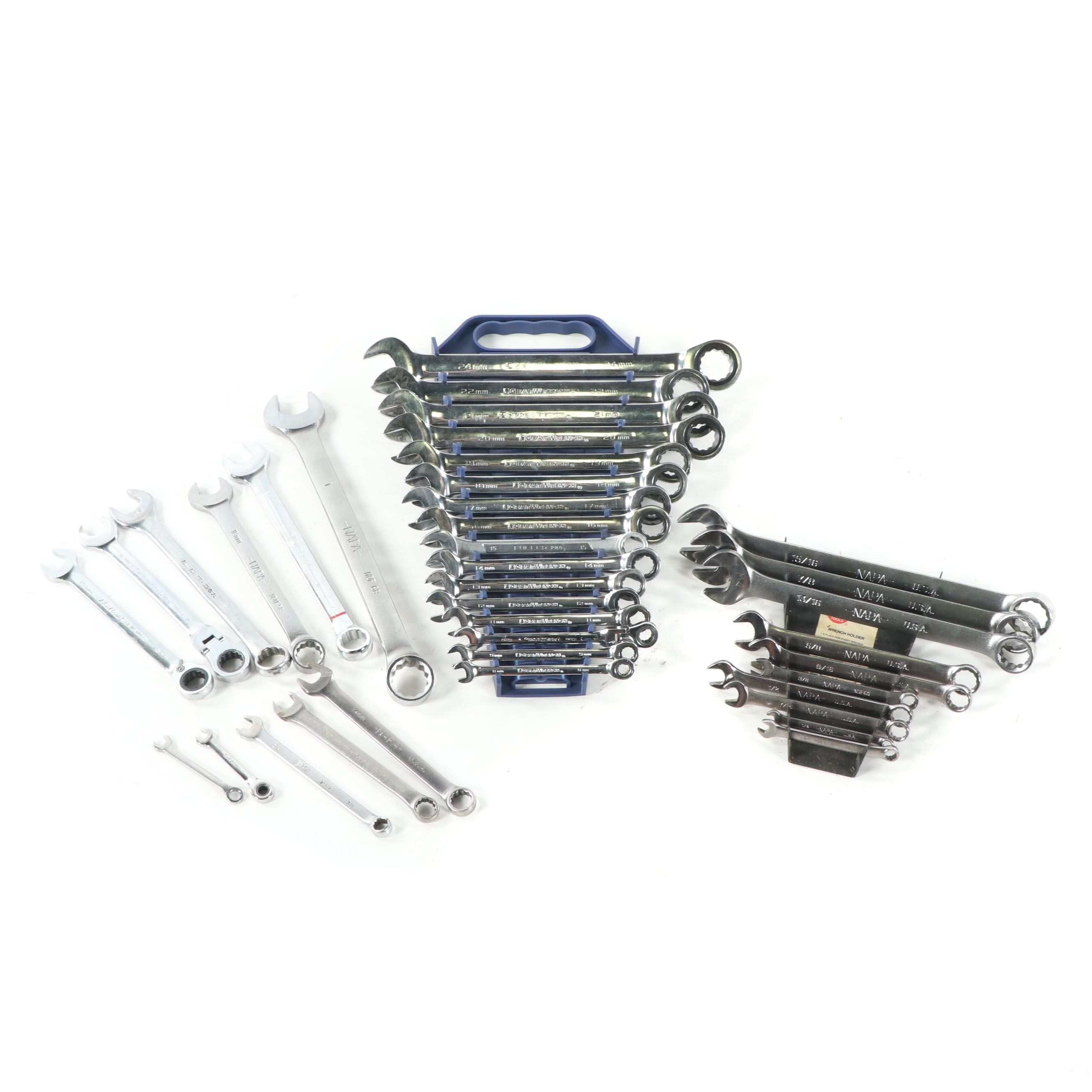 Combination Wrench Sets Featuring GearWrench and NAPA EBTH