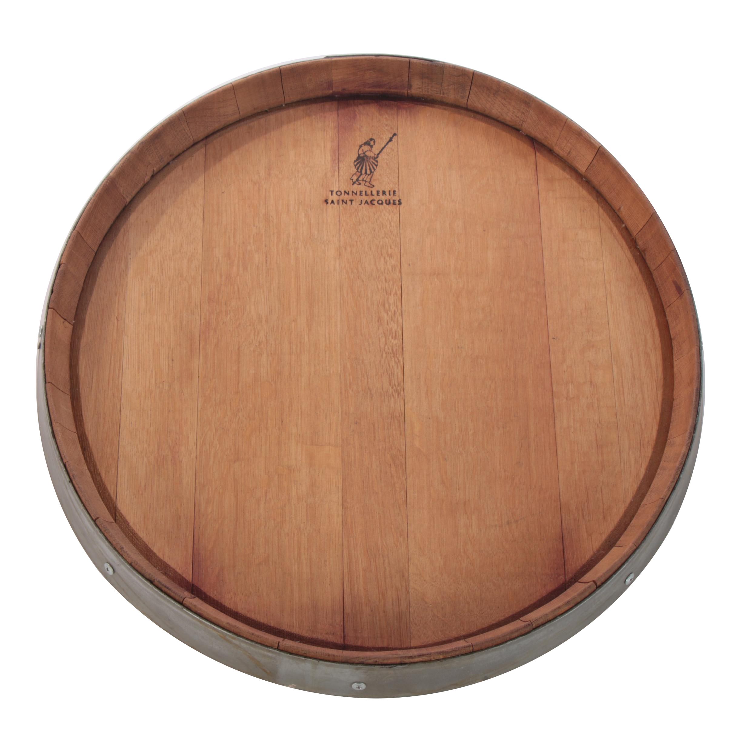 Tonnellerie Reclaimed Wine Barrel Lid Lazy Susan EBTH
